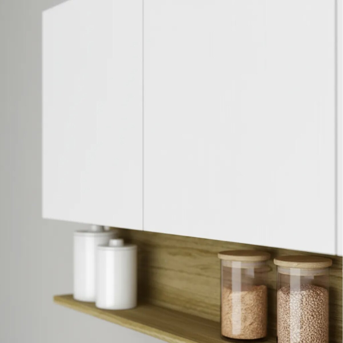 Alacena Cocina 3 Puertas Blanco Supremo 120cm Moderna 15mm-3