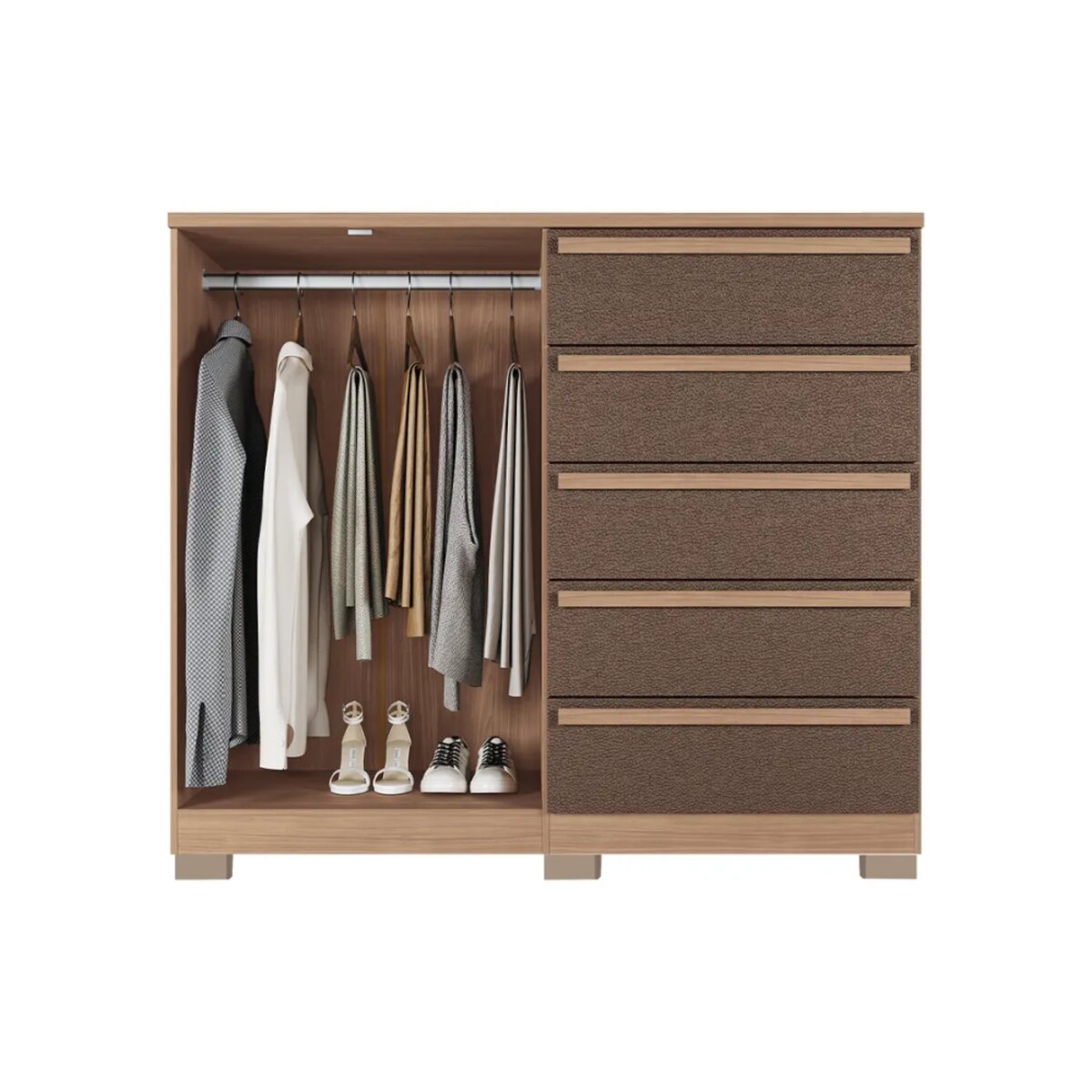 COMODA MALA GOLD 2-5 WOOD/TERRAC-1