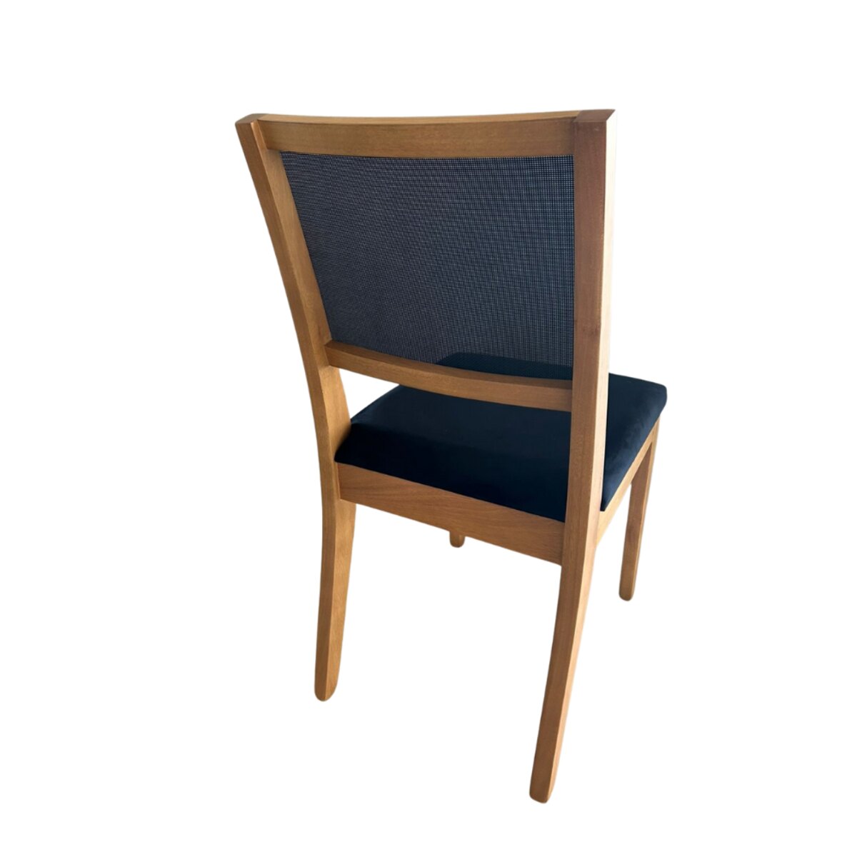 SILLA COMEDOR MADERA MACIZA PACK X2 NEGRA-3