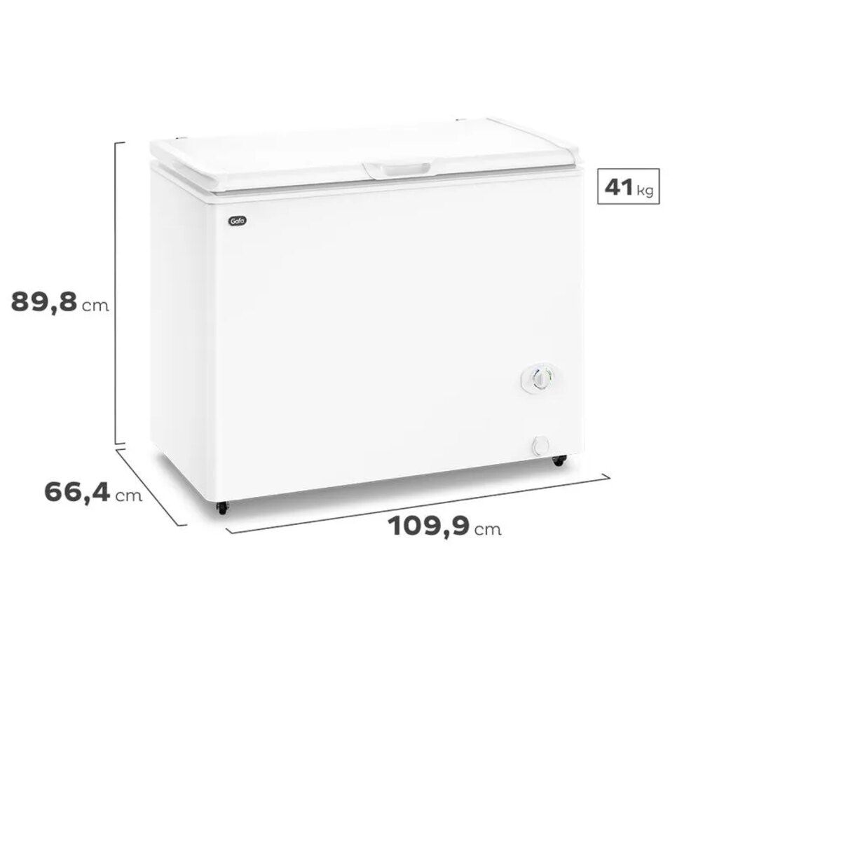 FREEZER HORIZONTAL GAFA FGHI300B-L 280L-1
