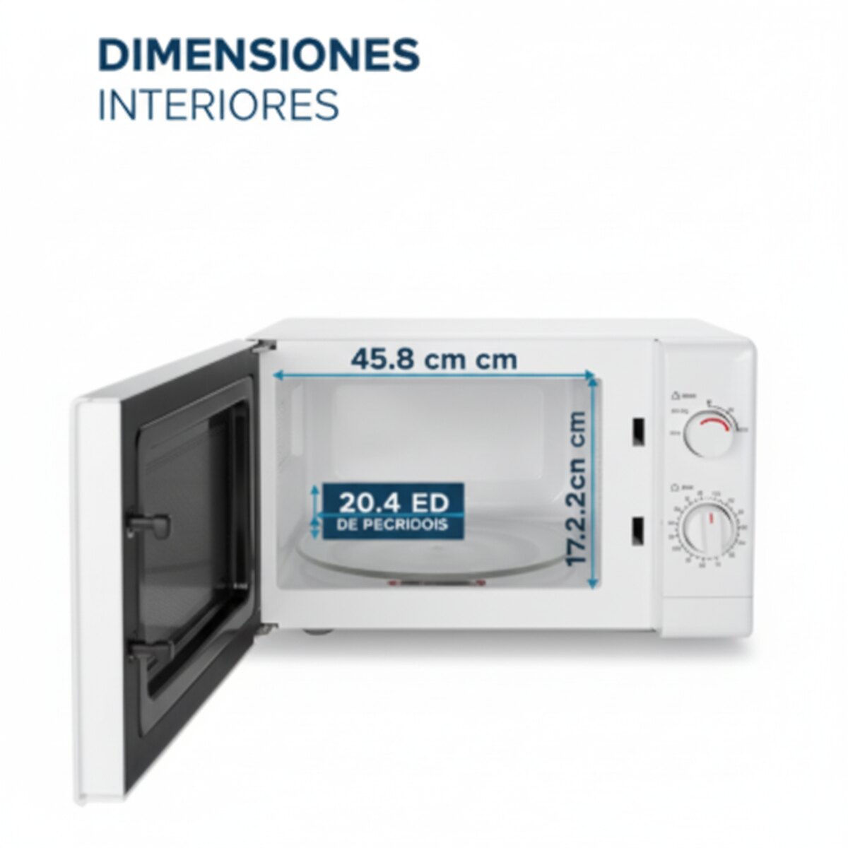 Microondas Philco Mphrw20uap 700 W 20 Litros Blanco-3