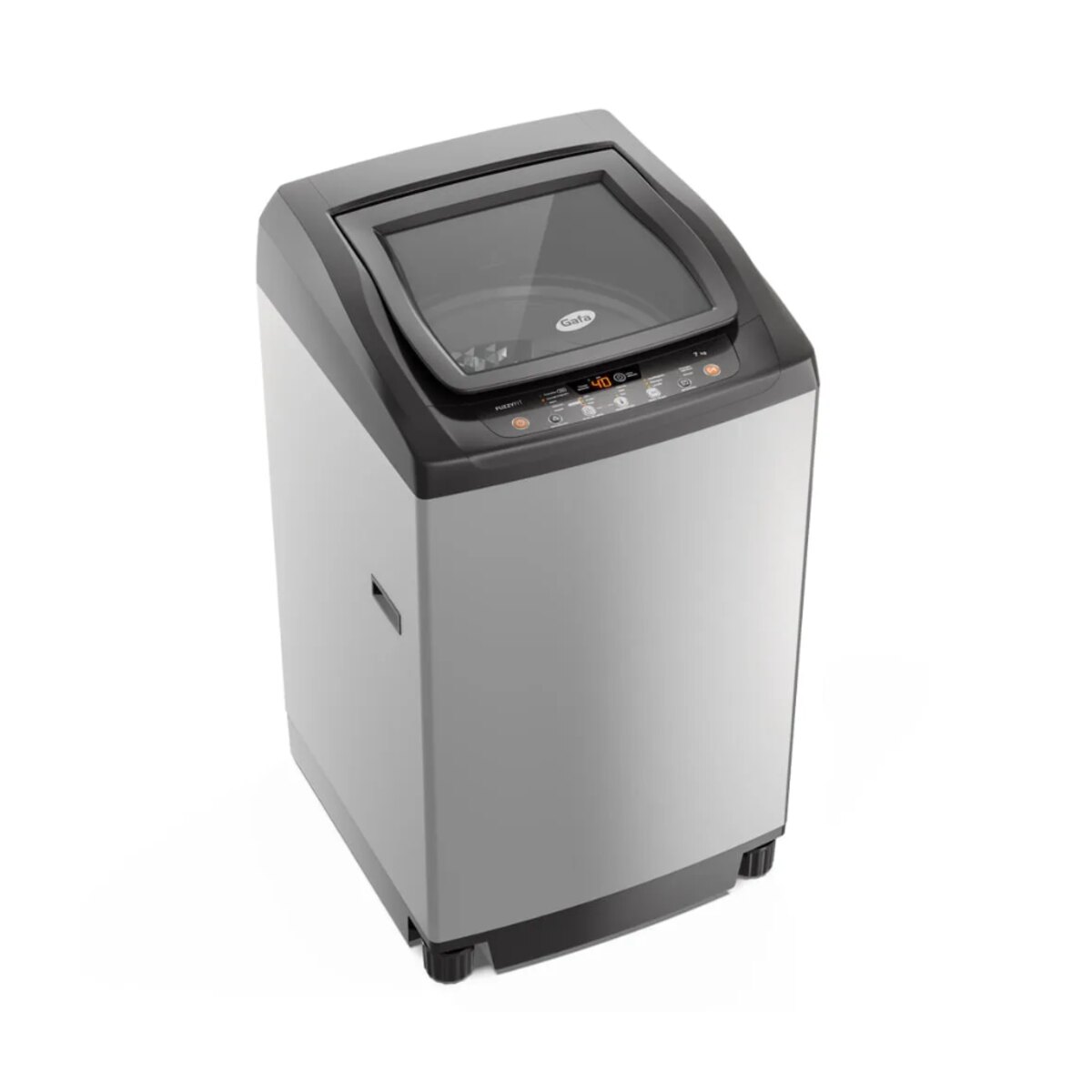 Lavarropas automático Gafa FuzzyFit gris plata 7kg 220 V
