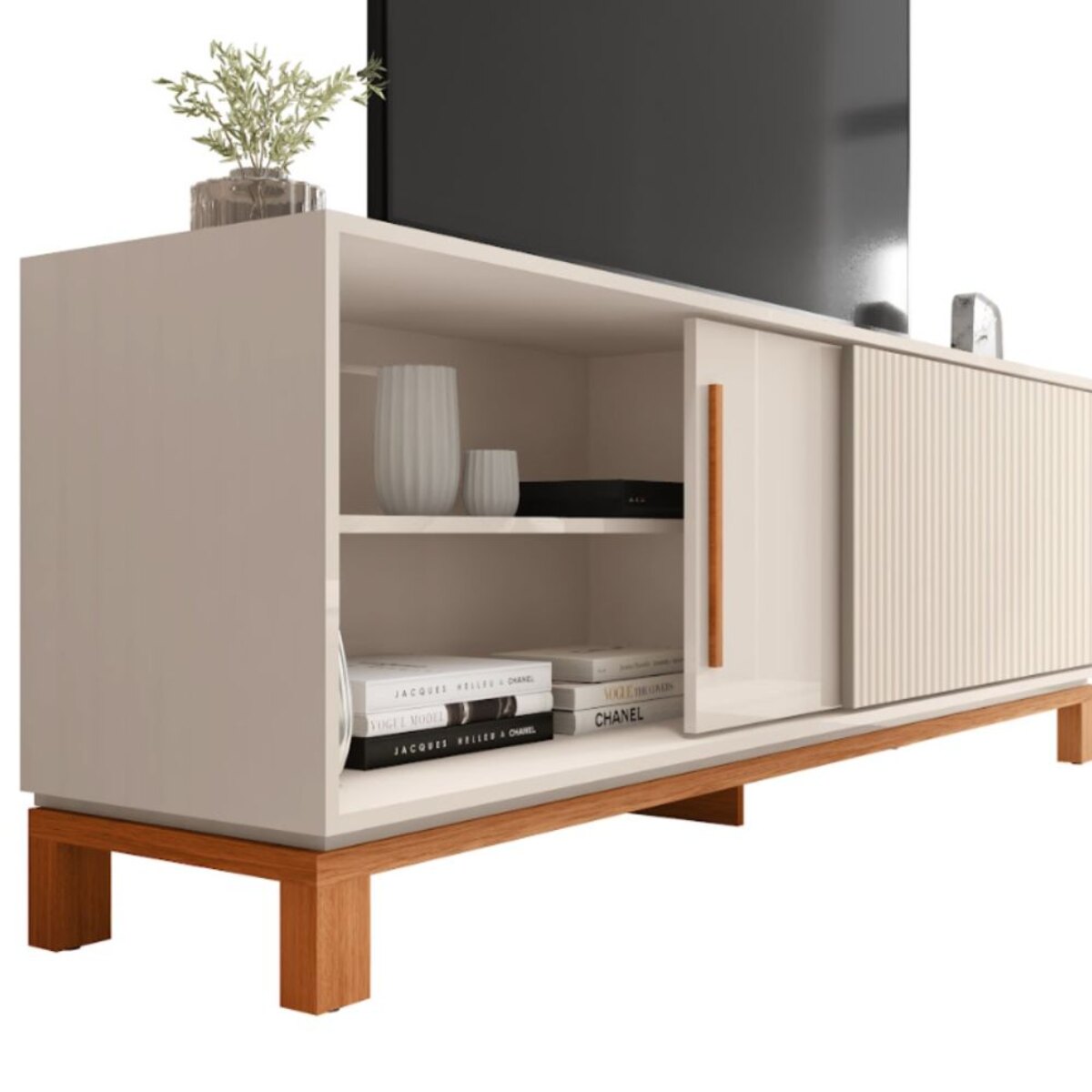 RACK TV MONDRIAN 1.8 BLANCO/FREIJO 65"-3