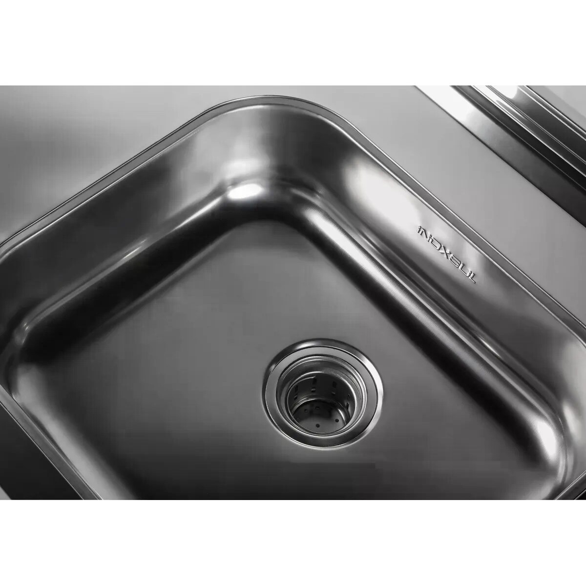 BACHA ACERO INOXIDABLE INOXSUL IZQUIERDA120X53 LISA