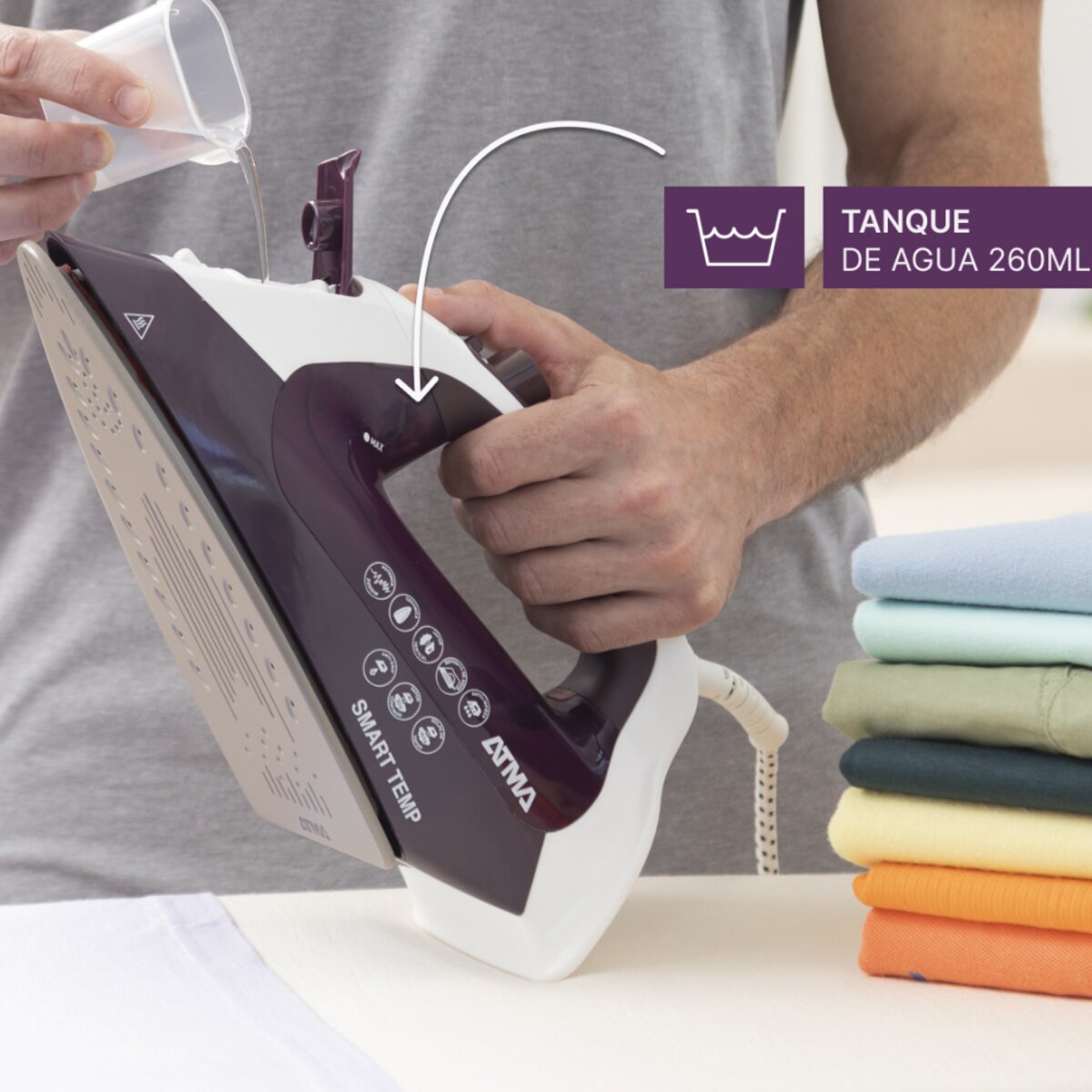 PLANCHA A VAPOR ATMA PAV1217PI-4