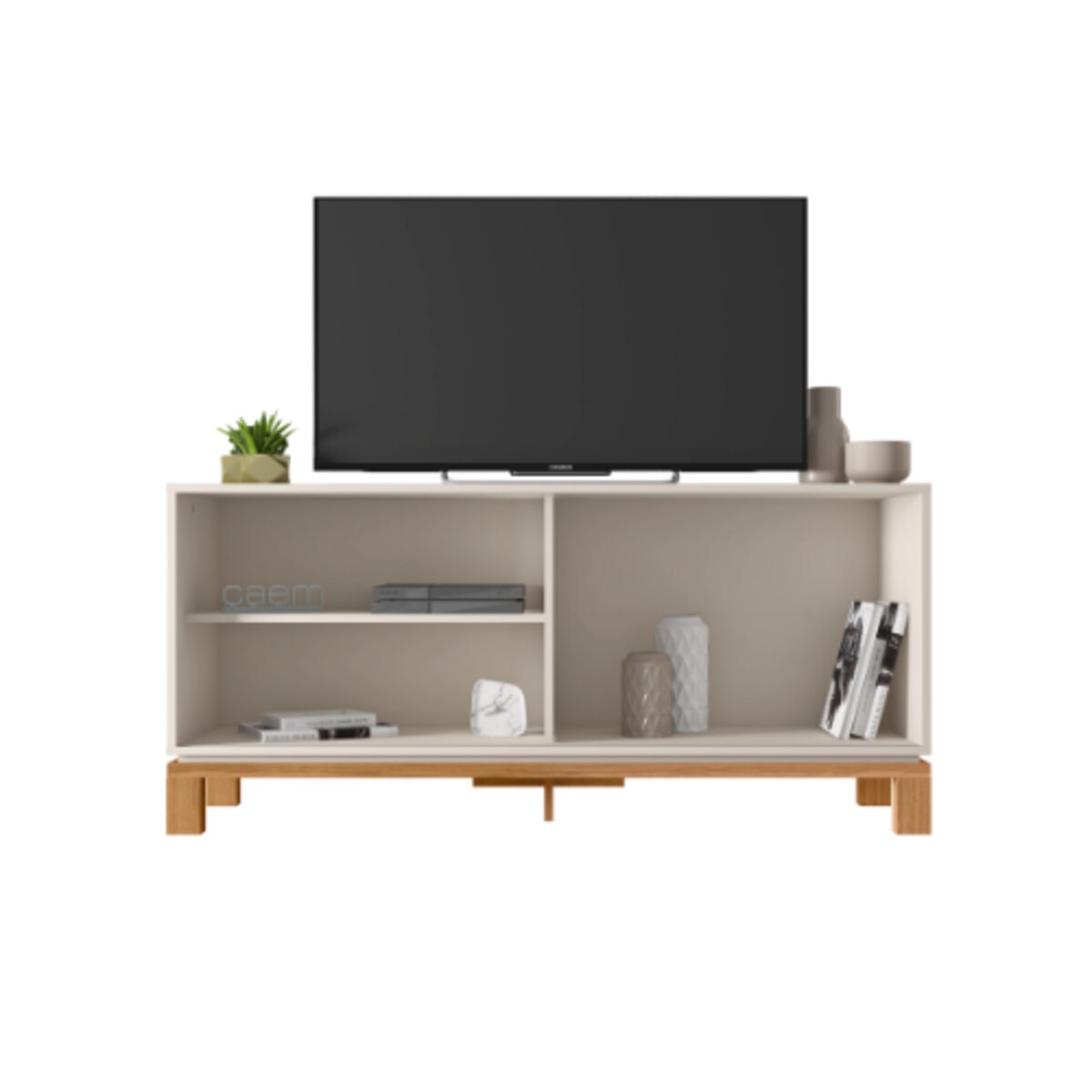 RACK TV MONDRIAN 1.36 BLANCO/FREIJO 45"-3