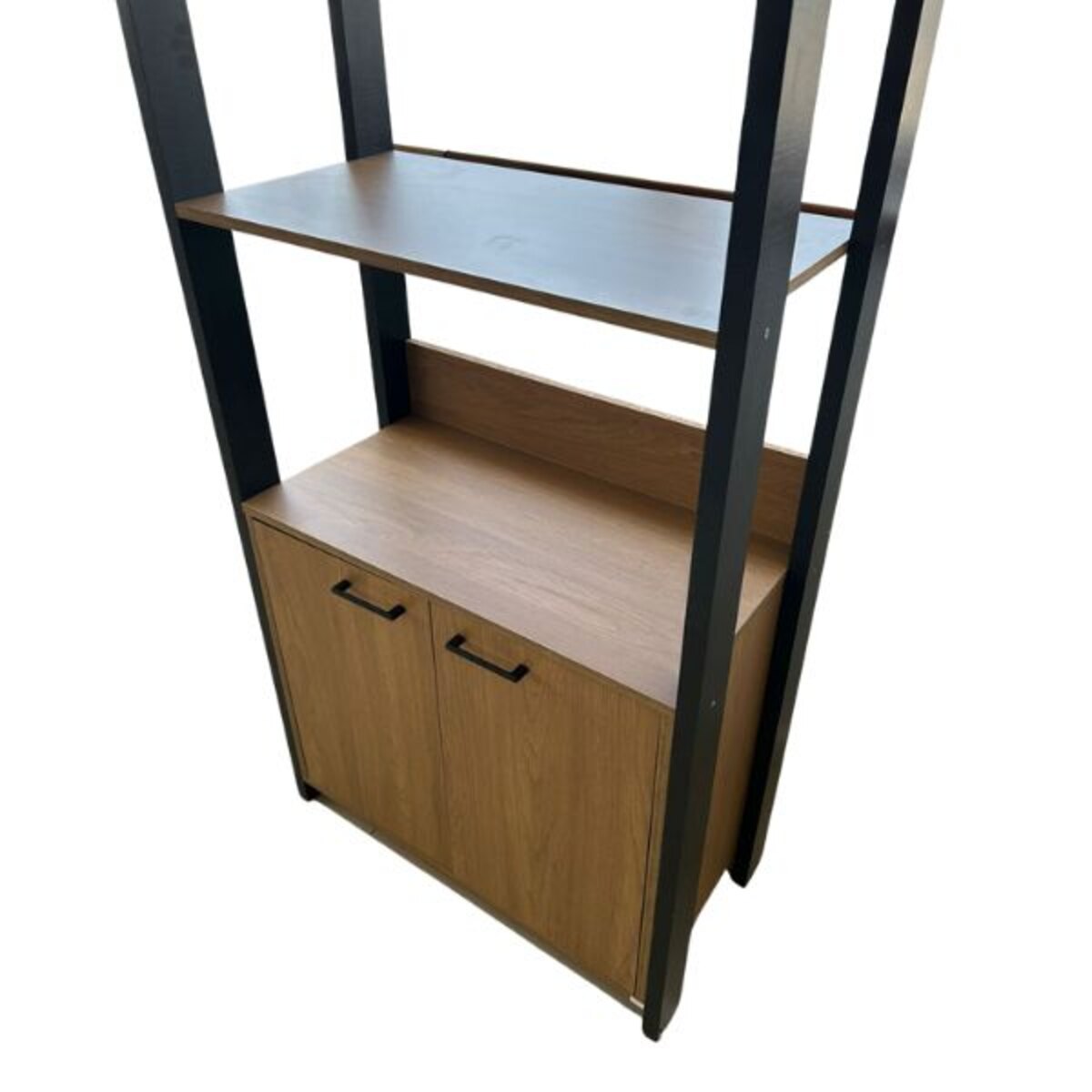 ESTANTE ORGANIZADOR BERLIN 2PUERTAS 072 MIEL / NEGRO CAEMMUN-3