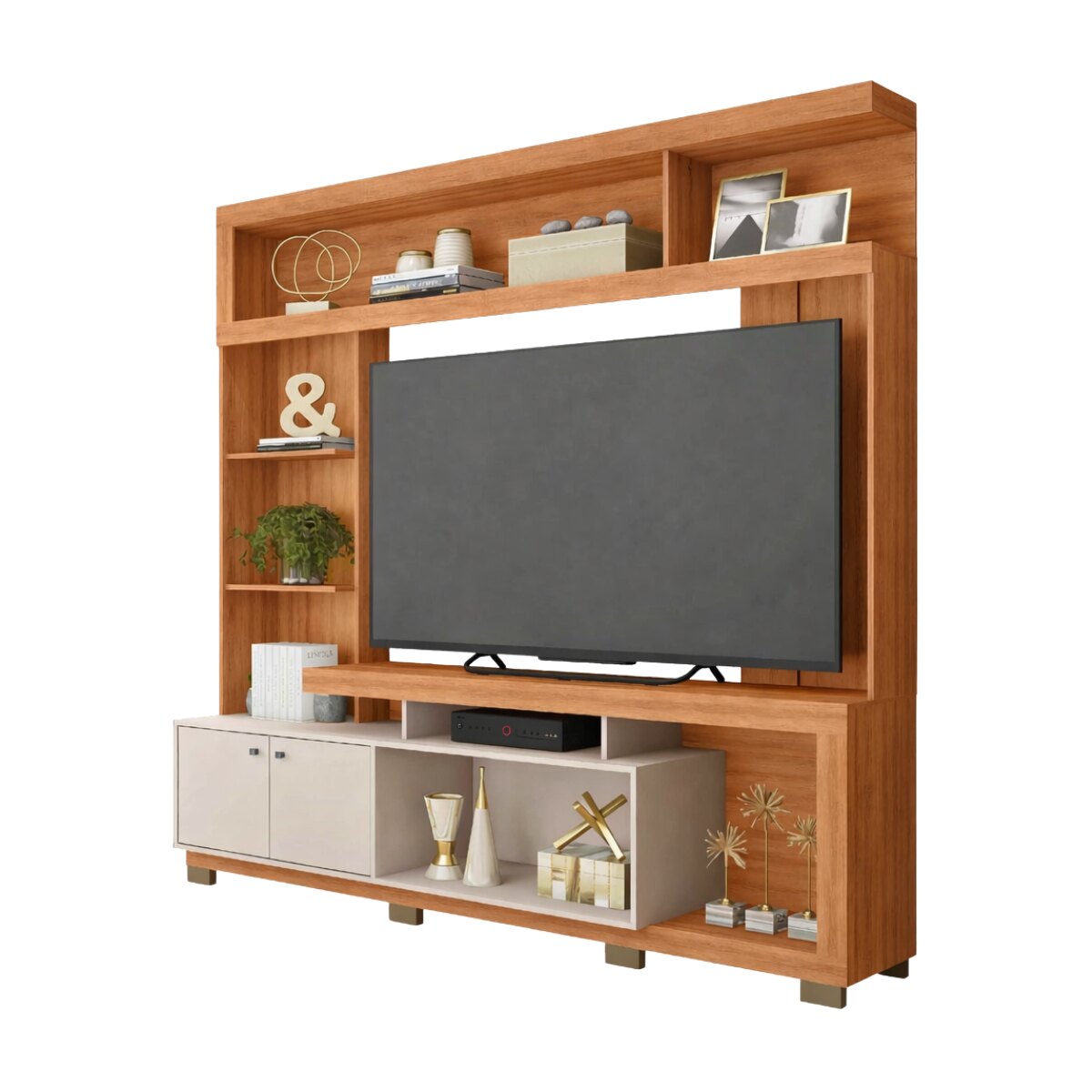 Módulo Rack TV Formosa 2.1 Freijo White-1