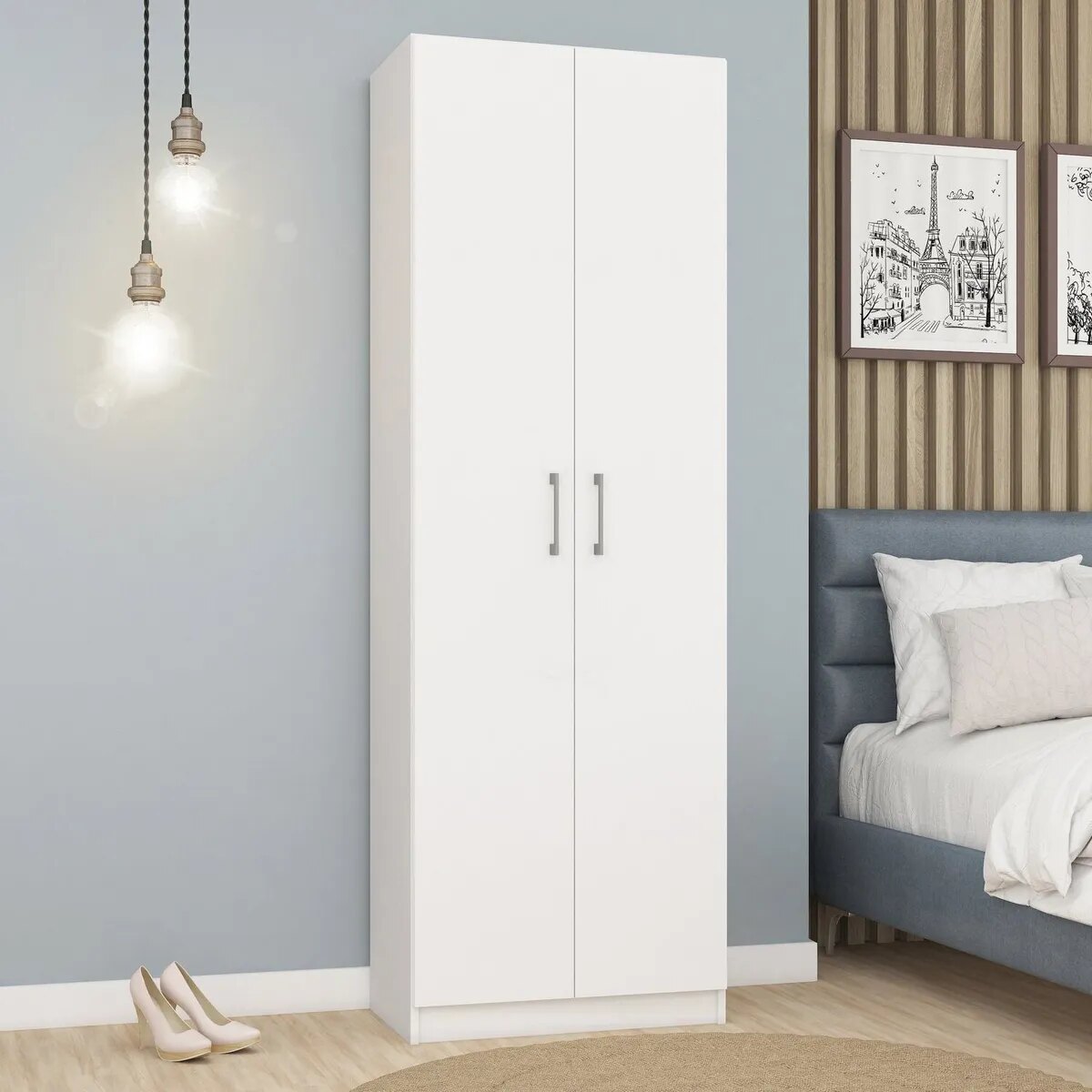 Mueble Armario Multiuso Cali Blanco-1