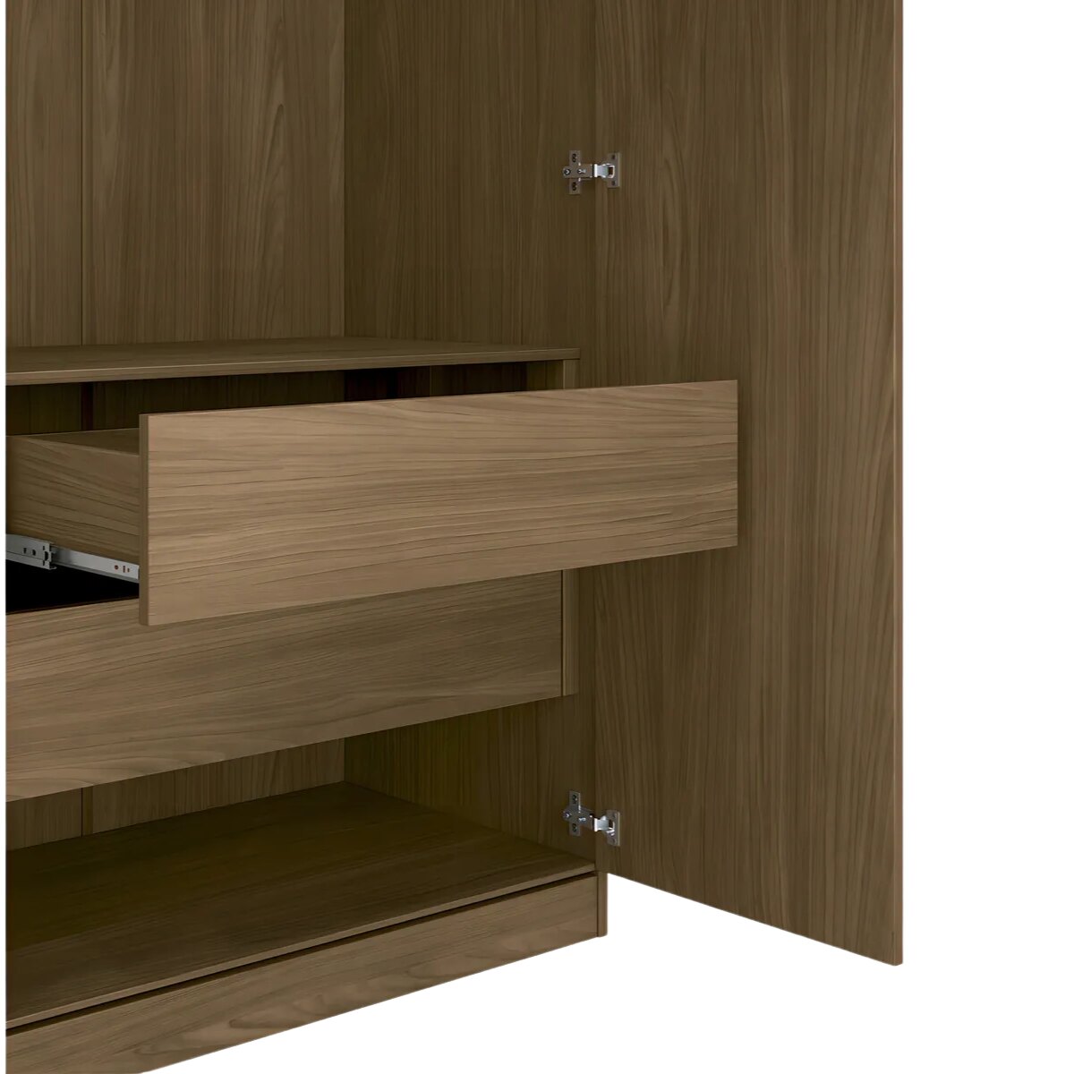 Ropero Placard Buriti 6 Puertas Jatobá Grafito-4