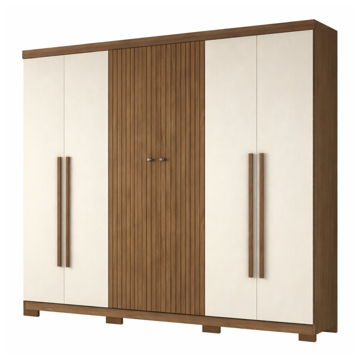 Placard Armario 6 puertas Buriti Jatobá/arena-1