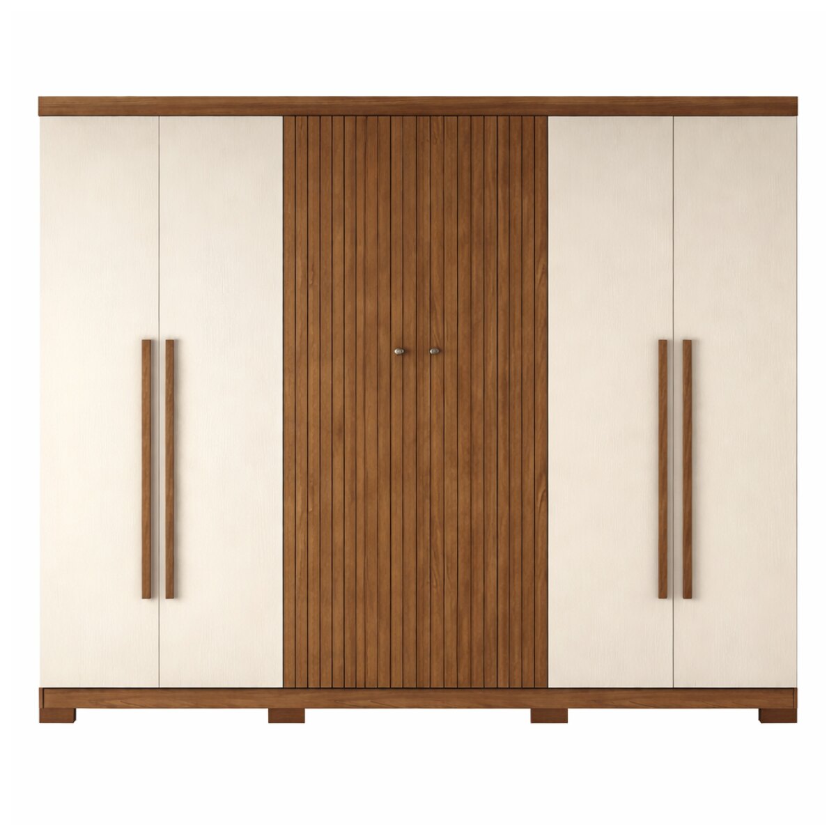 Placard Armario 6 puertas Buriti Jatobá/arena-2