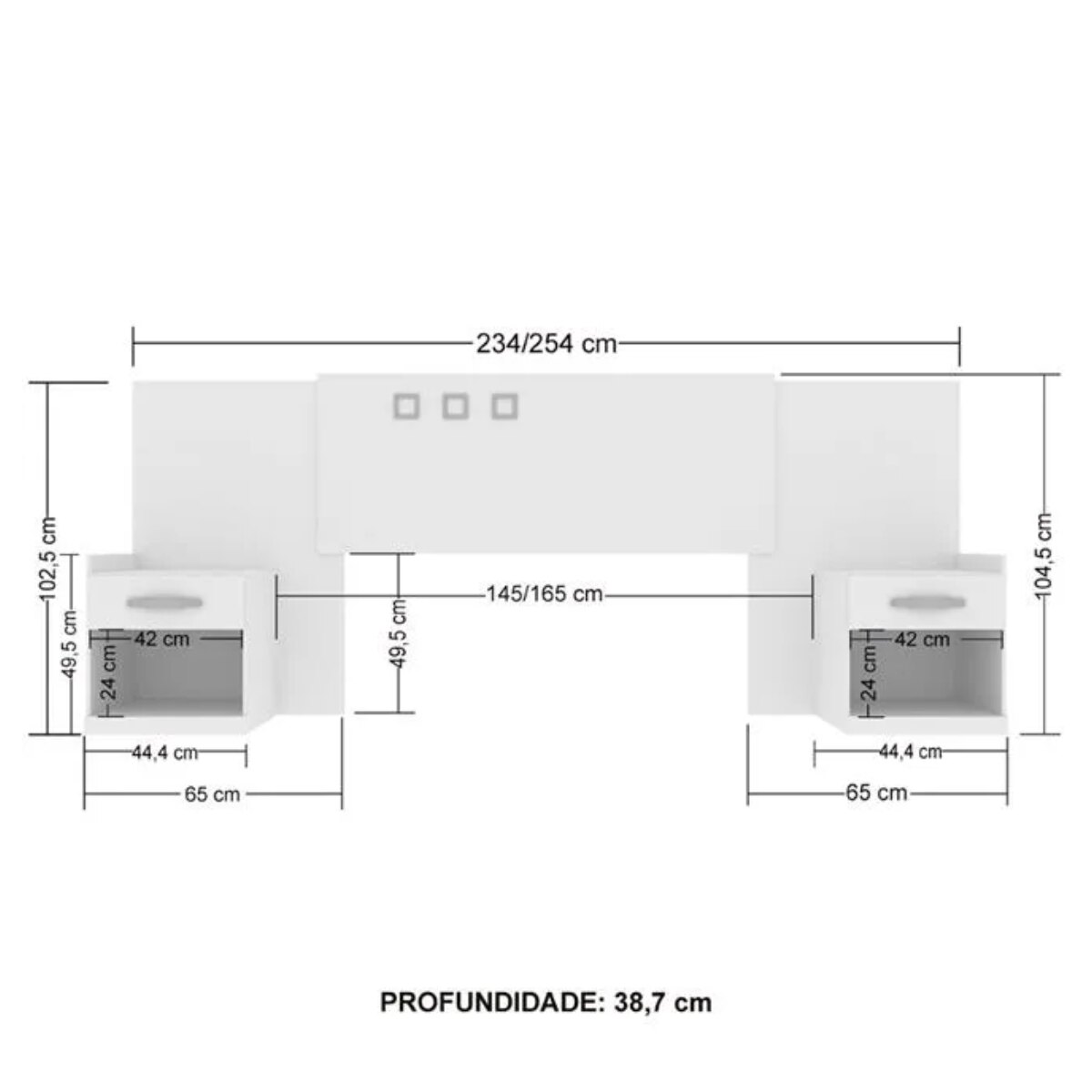 Respaldo Cama Havana Blanco-2