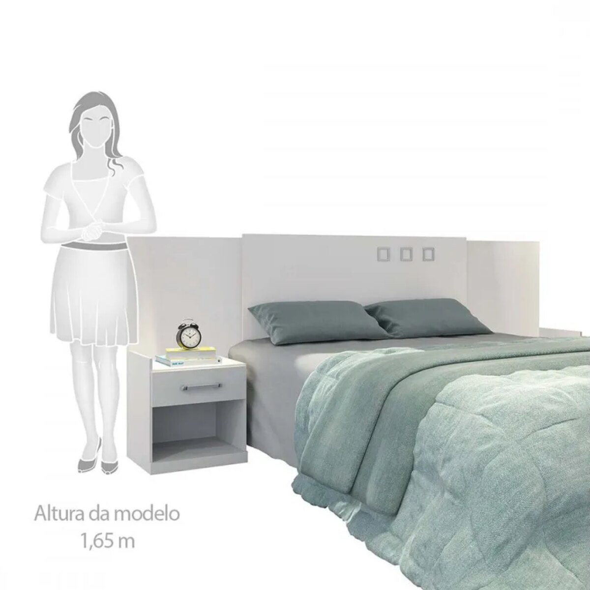 Respaldo Cama Havana Blanco-4