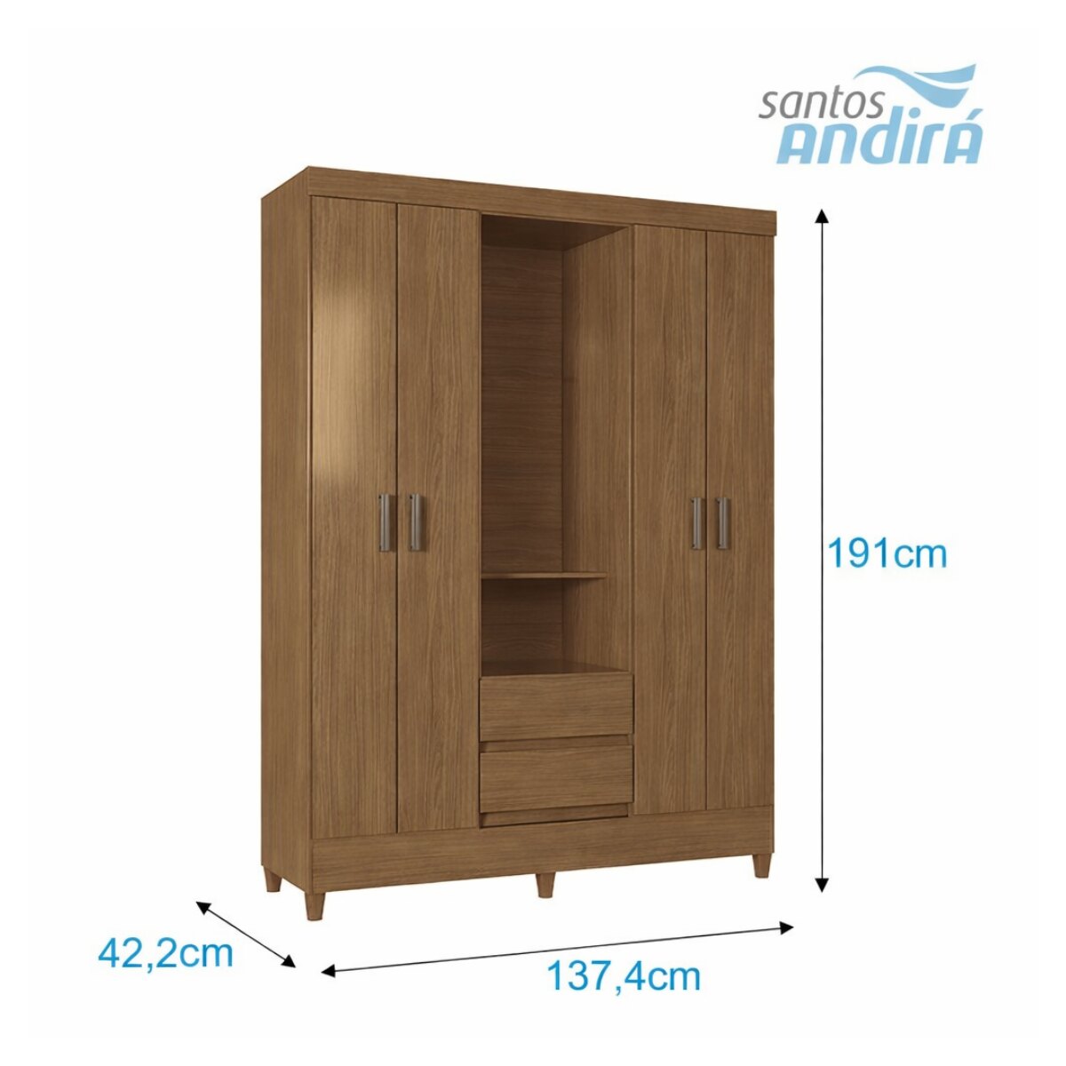 Placard Fit Capelinha / Jatobá 4 Puertas-4