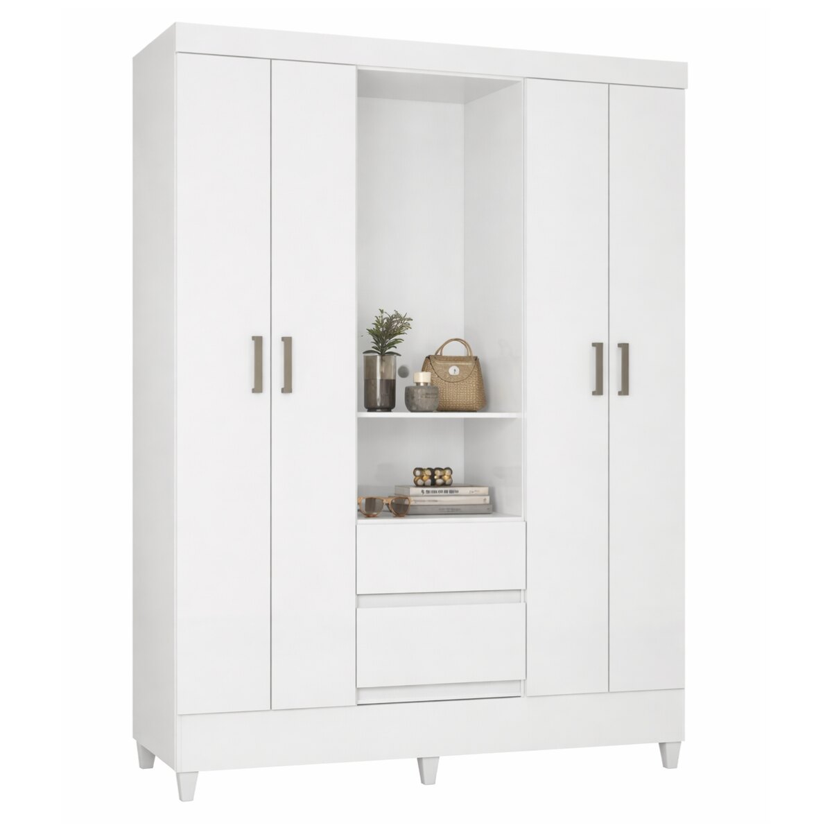Placard Fit Capelinha / Blanco 4 puertas-2