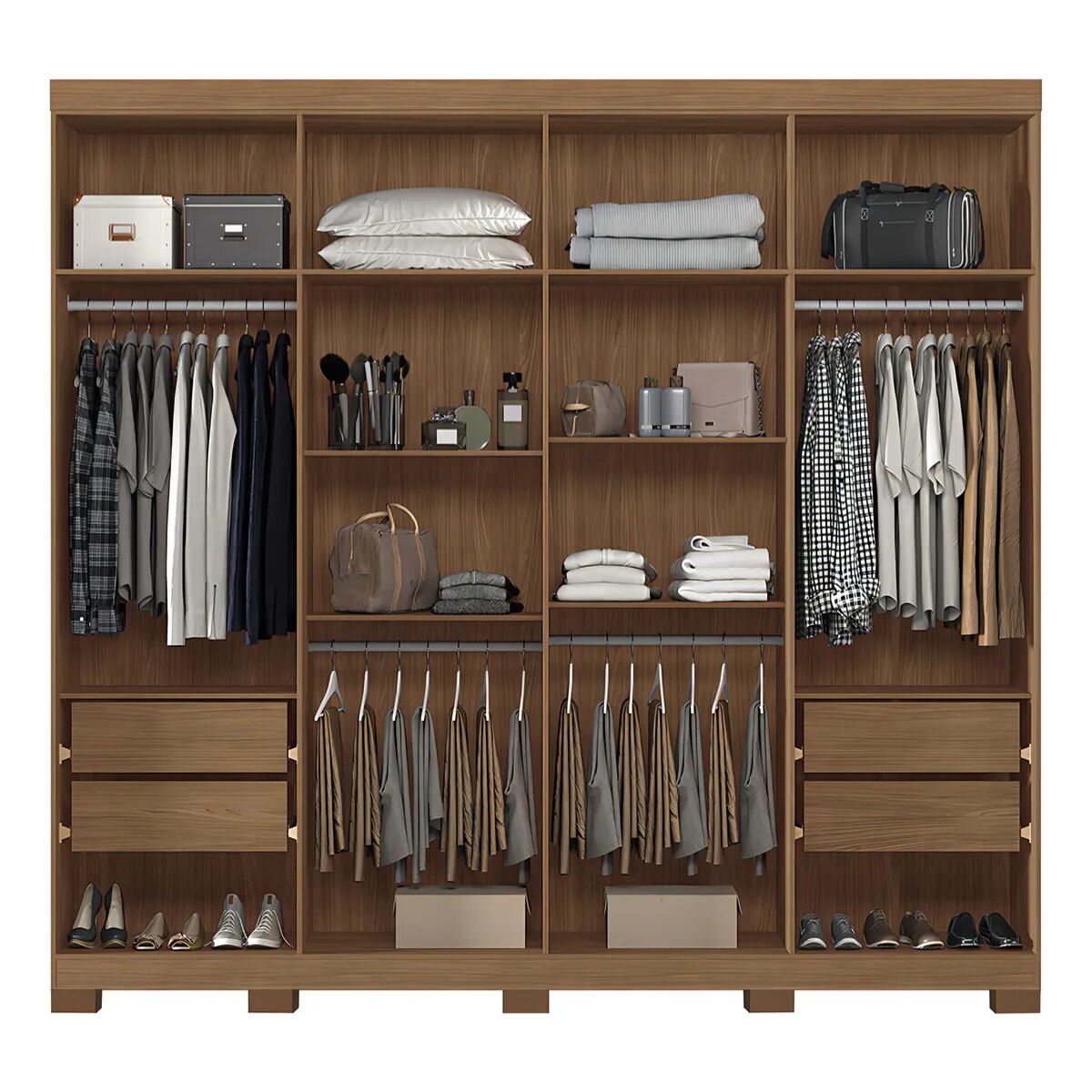 ROPERO MASTER N. 8.4 JATOBÁ/GRAFITO-3