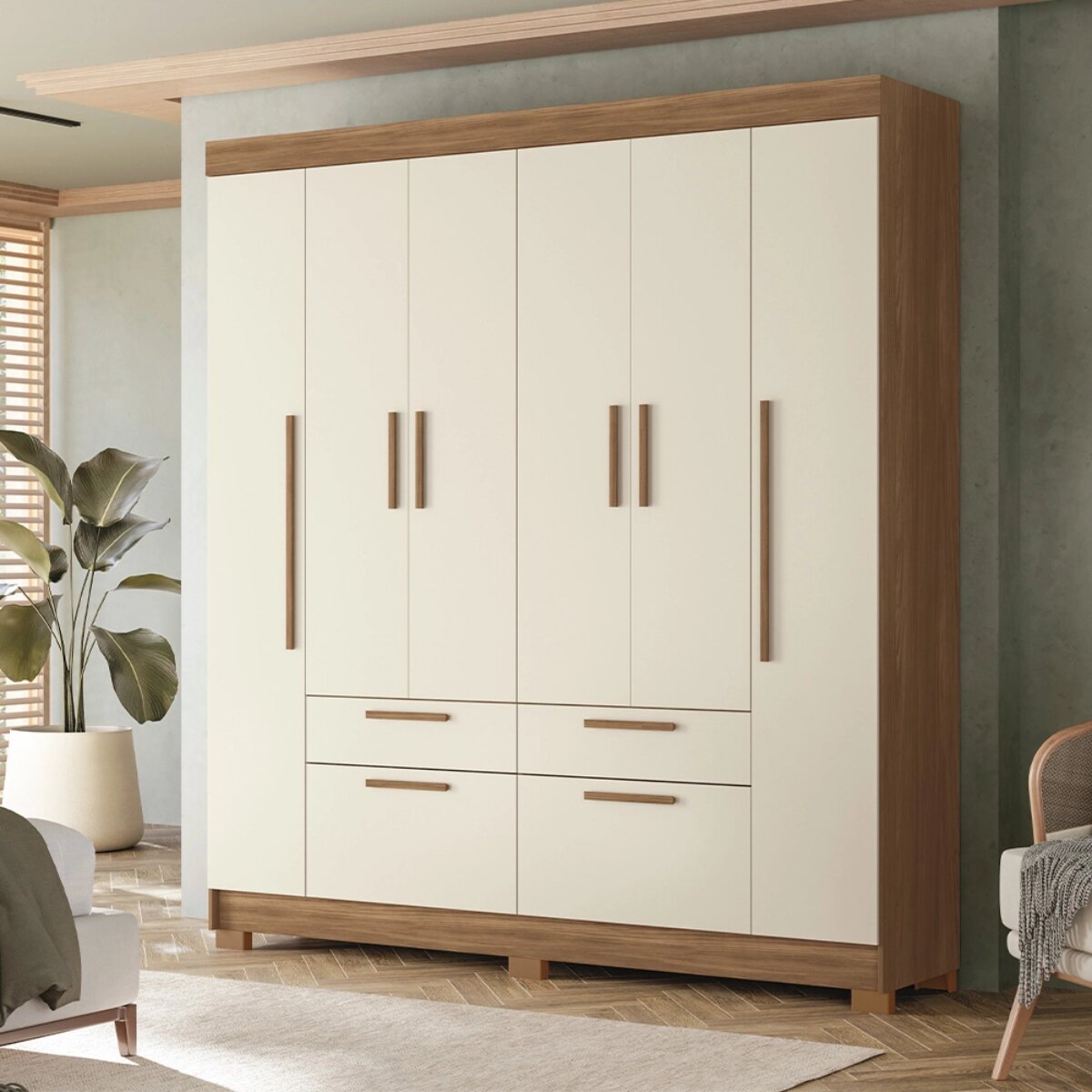 Placard Guarapuava / Jatobá - Arena 6 puertas-3