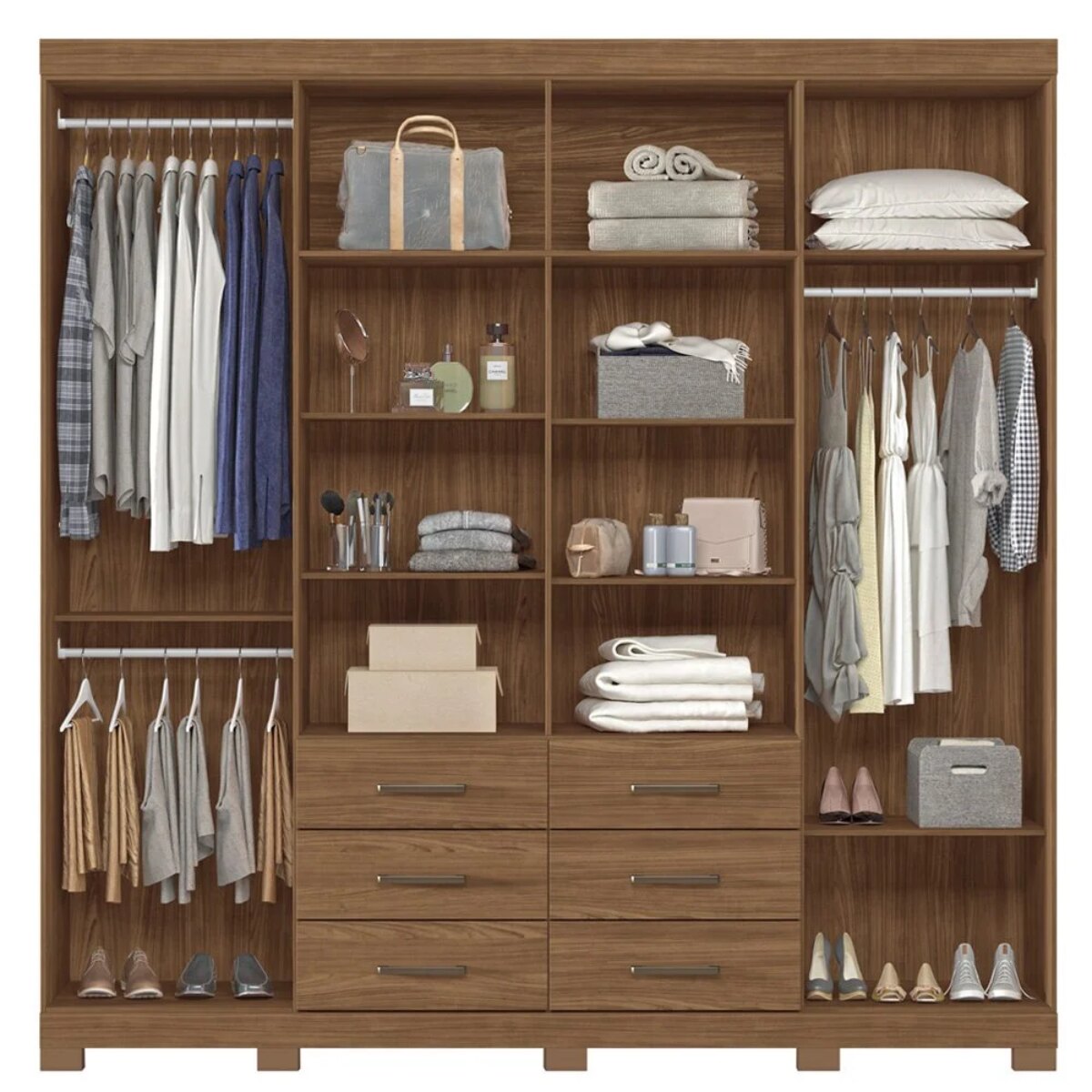 Placard Liverpool / Jatobá 8 puertas-1