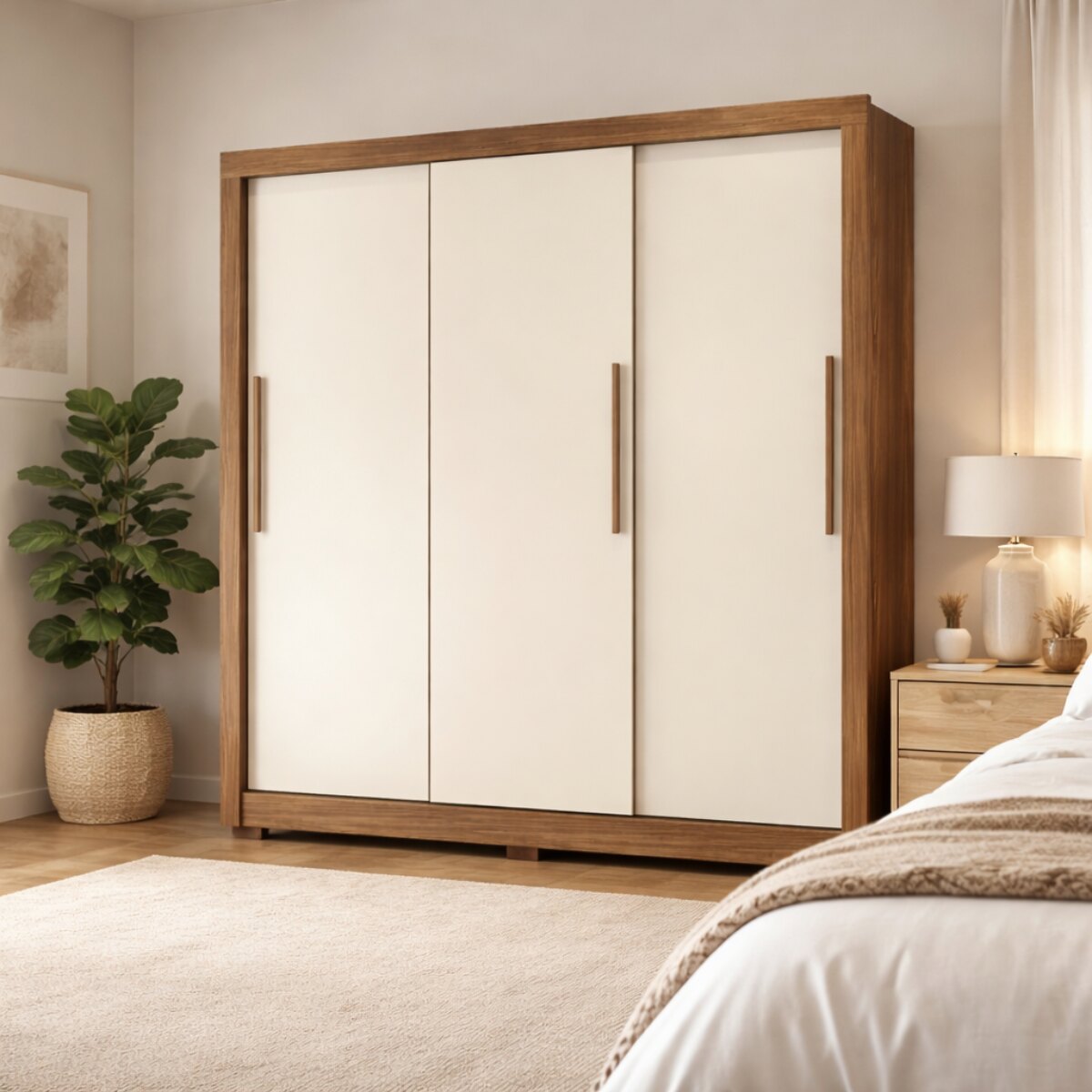 Placard Maringa /Jatobá- Arena 3 puertas corredizas-1