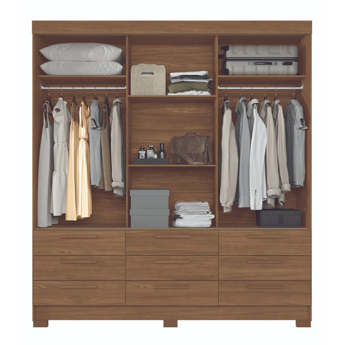 Placard Morretes / jatobá 3 puertas-4