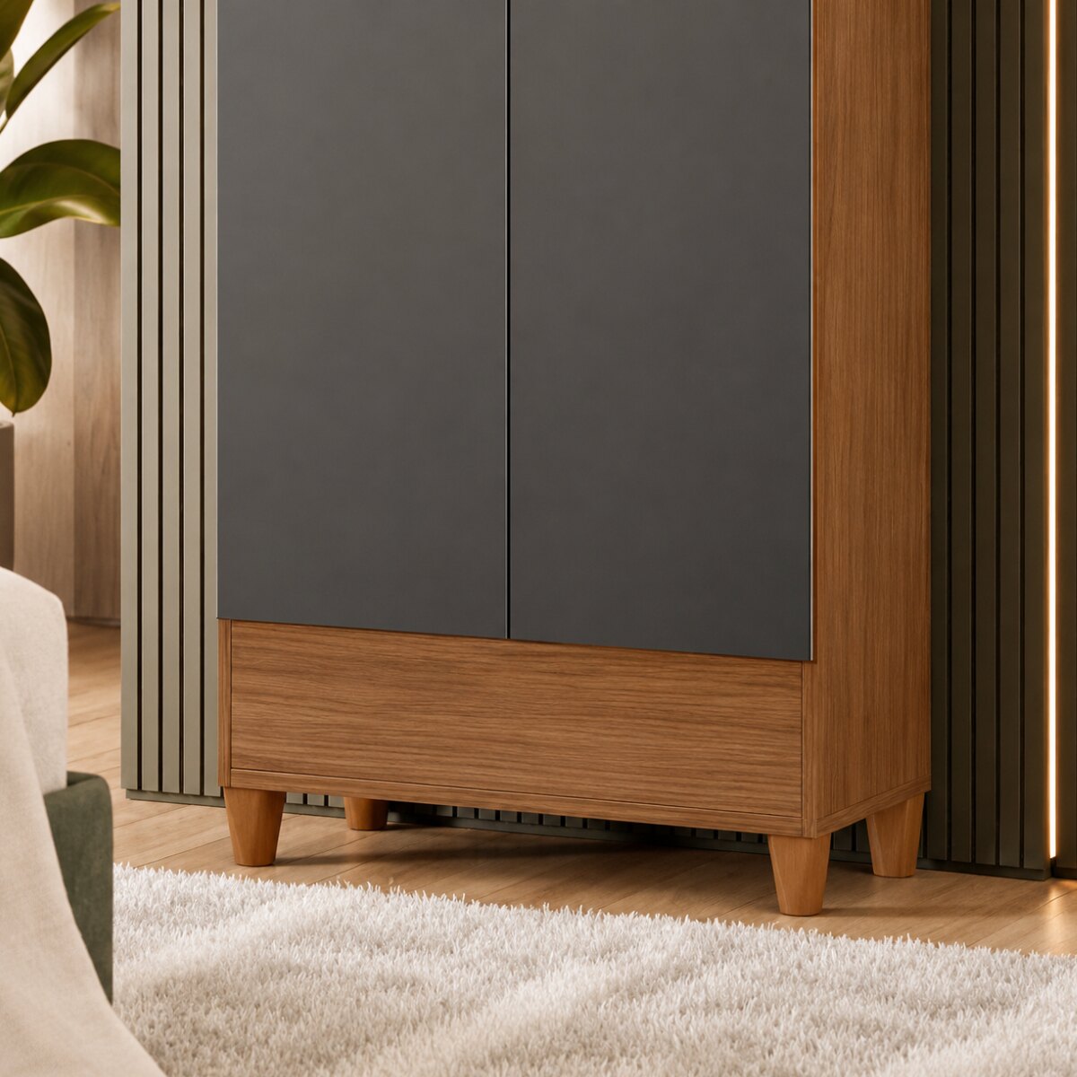 Mueble Despensero FIT 2P C/PIE JEQUIT/GRA-2