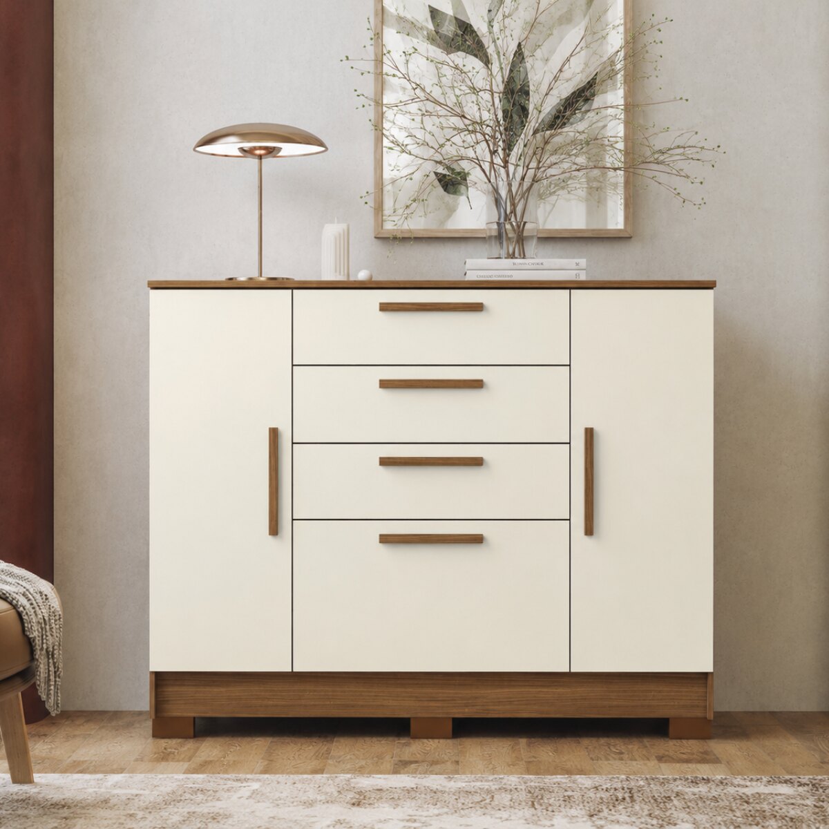 COMODA PINHAIS 2.4 JATOBA/ARENA Santos Andira-1
