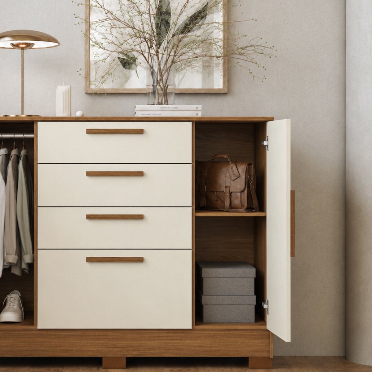COMODA PINHAIS 2.4 JATOBA/ARENA Santos Andira-3
