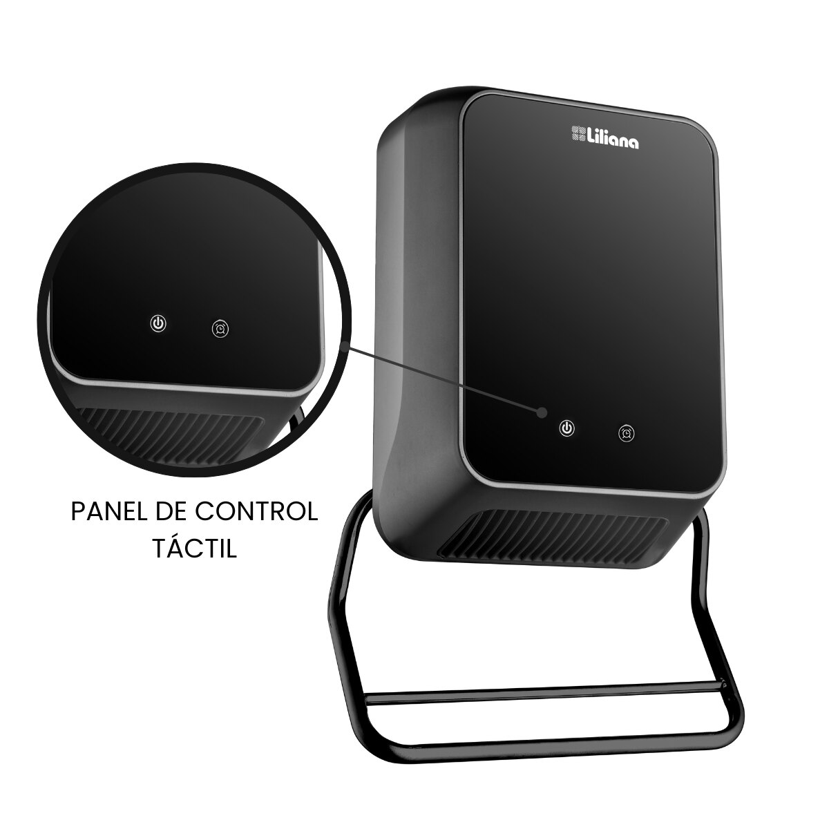 Turbocalefactor Liliana CWD961 2000W Digital Negro-3