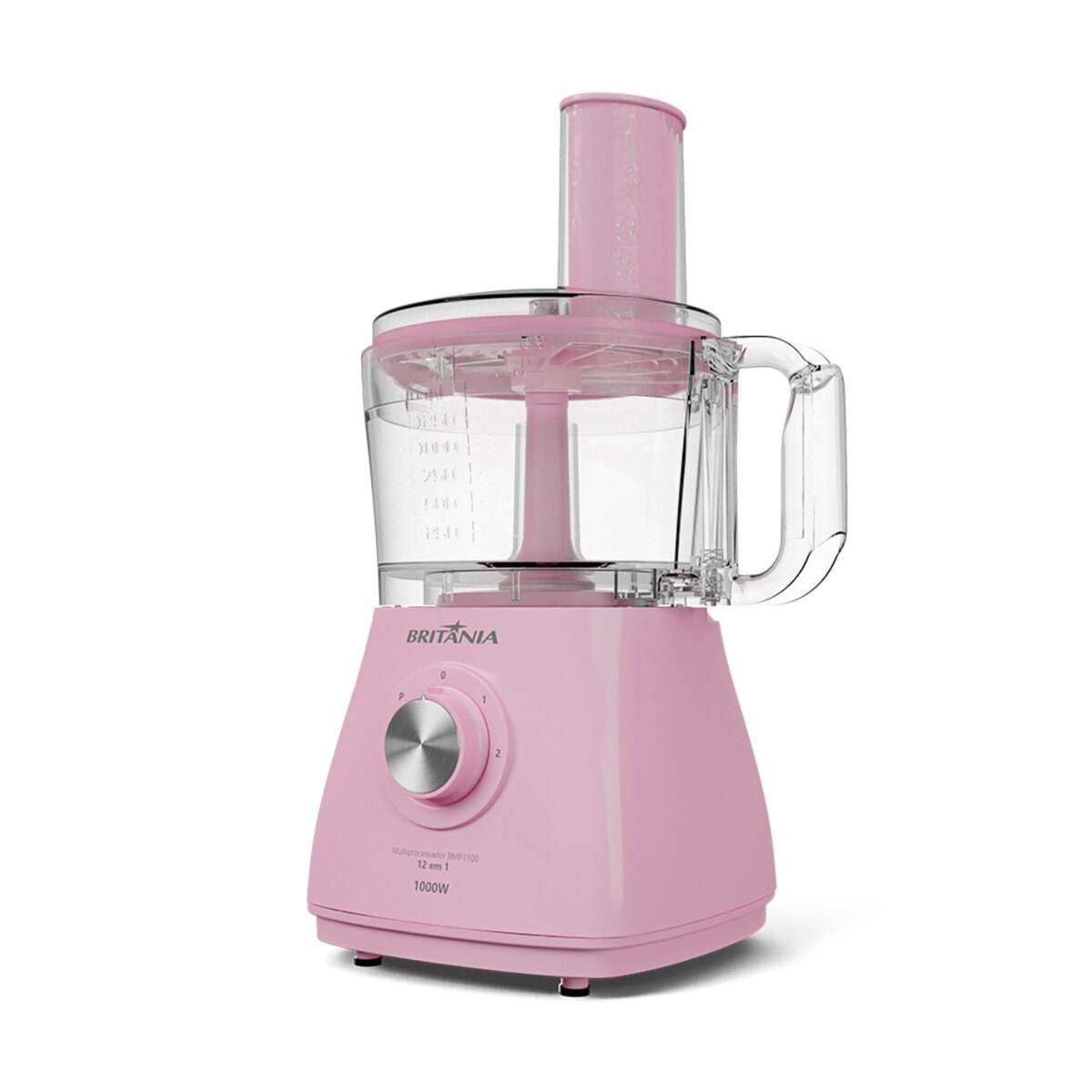Multiprocesadora Britânia BMP1100RS 12 En 1 1000W Rosa-2