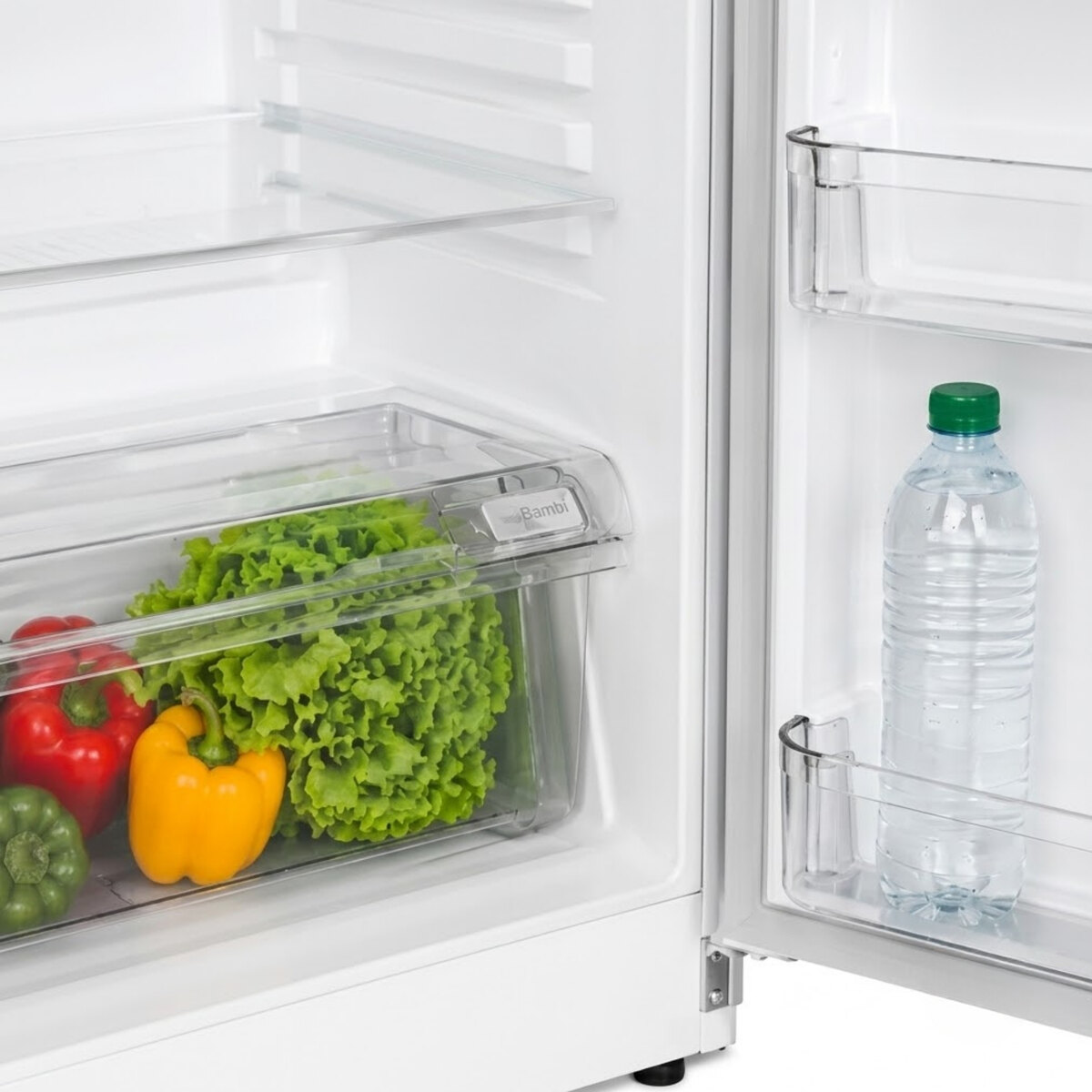 Heladera Bambi 2F1200 237L Cíclica Con Freezer Blanca-3