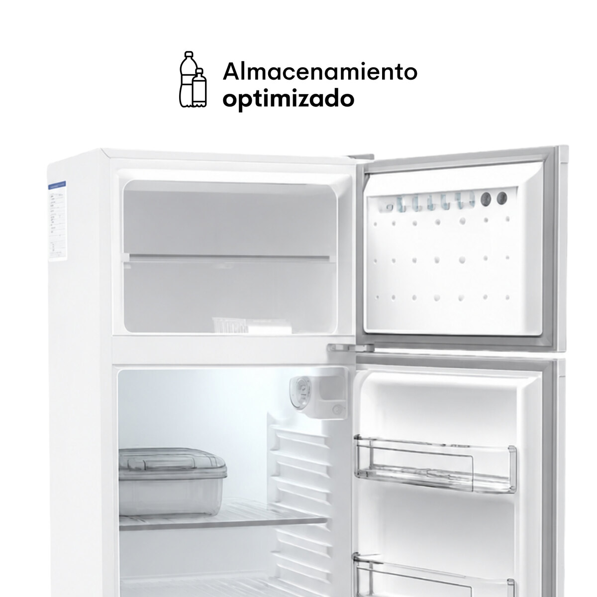 Heladera Bambi 2F1200 237L Cíclica Con Freezer Blanca-4