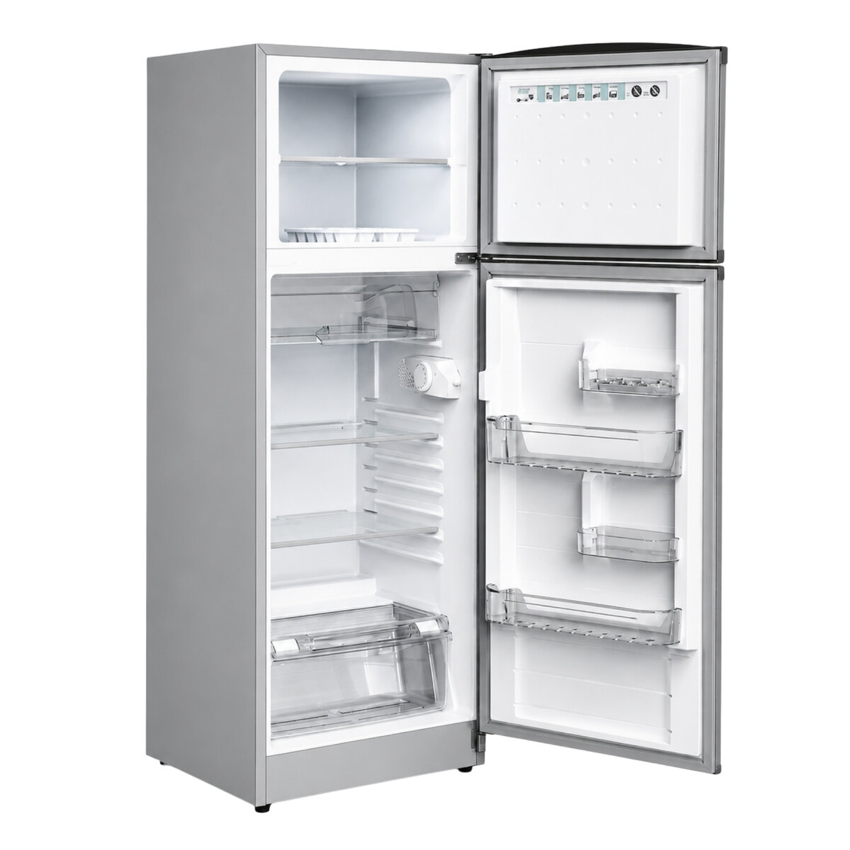Heladera Bambi 2F1600 Auto Defrost 328L Freezer Plata-2