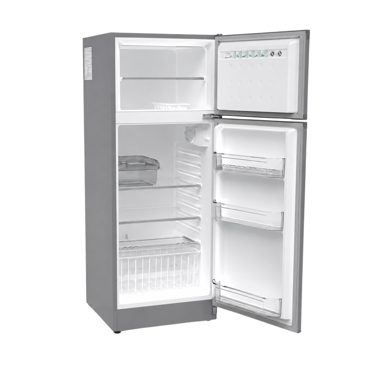 Heladera Bambi 2F1200Pa 239L Auto Defrost Freezer Plata-2