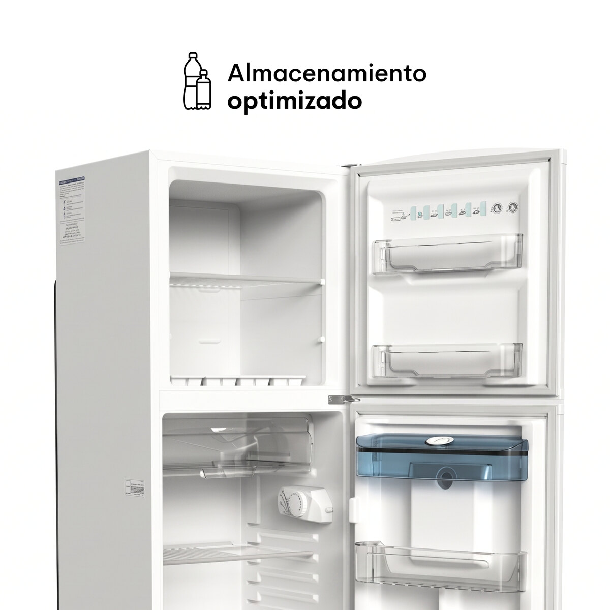 Heladera Bambi 2F1800BDa 386L Dispenser Blanca-4