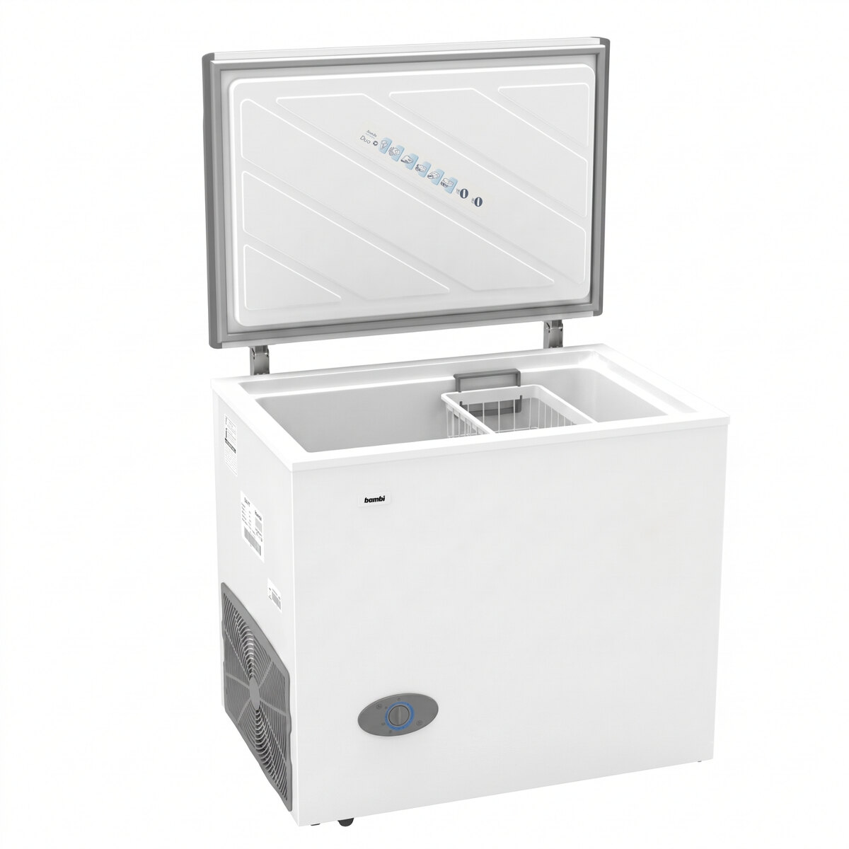 Freezer Horizontal Bambi FH2600 223L 3 En 1 Blanco-2
