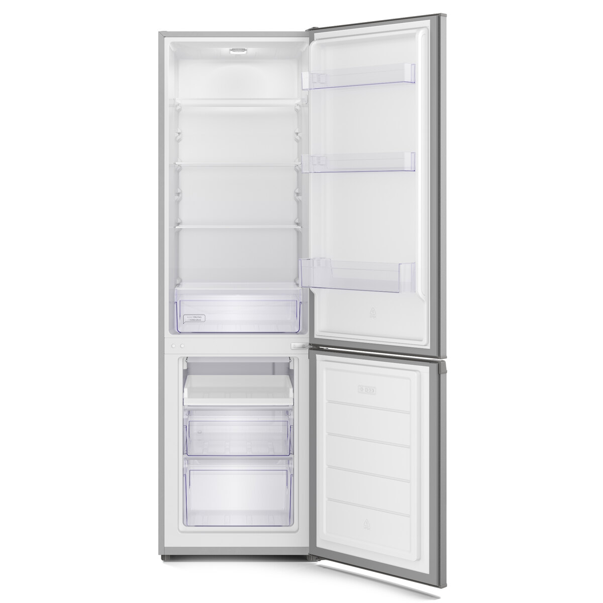 Heladera Gafa HGBF270P Cíclica 254L Bottom Freezer Plata-2