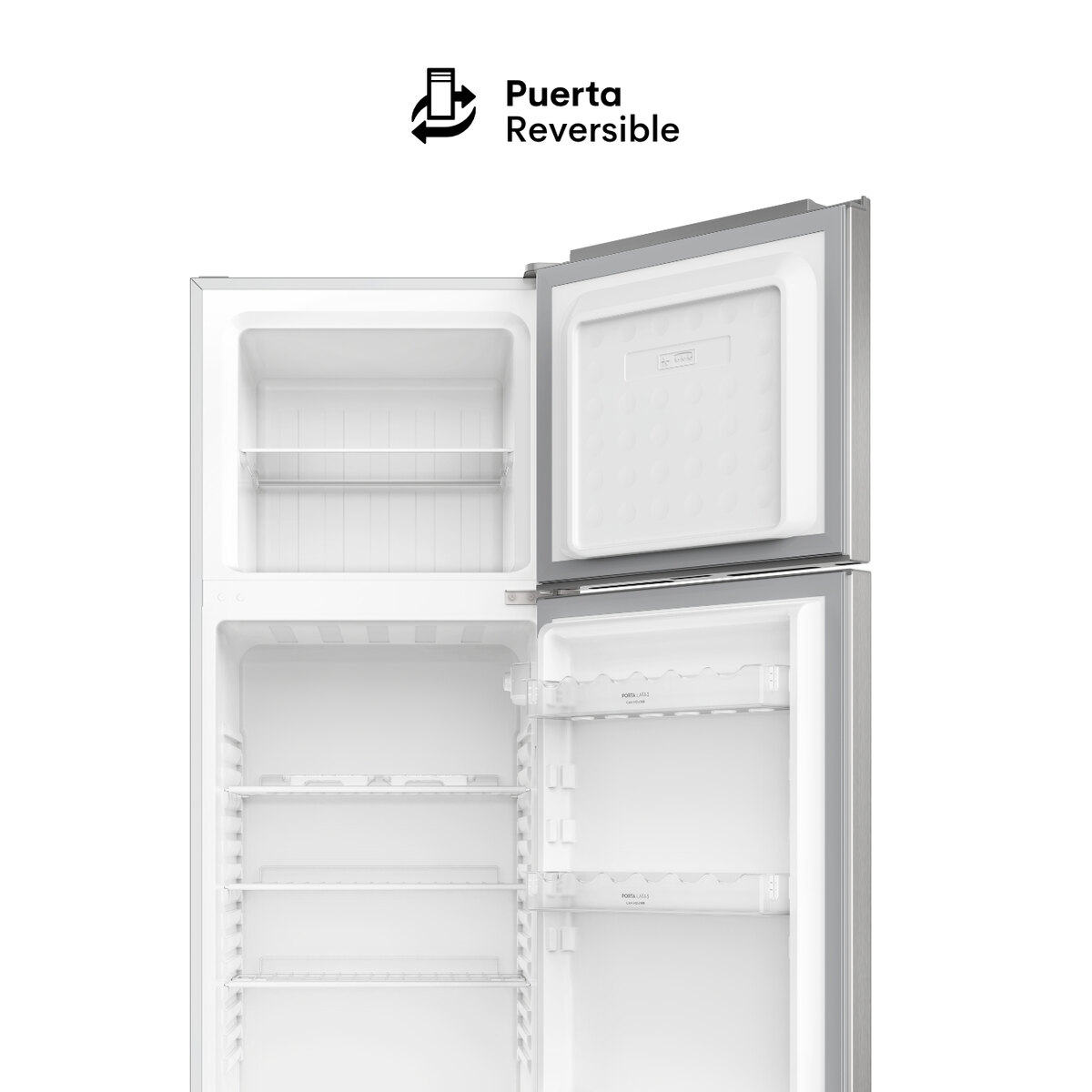 Heladera Gafa HGF311P Cíclica 311L Reversible Plata-4
