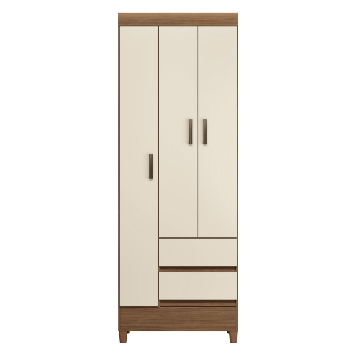 Placard Santos Andirá Fit 3.2 Beige 3 Puertas 2 Cajones-2