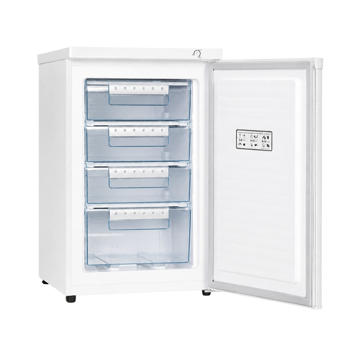 Freezer Vondom FR55BLANCO 85L Vertical Bajo Mesada-3