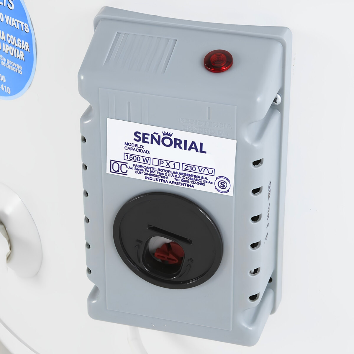 Termotanque Eléctrico Señorial Zafiro TESZ-95 95L Blanco-3