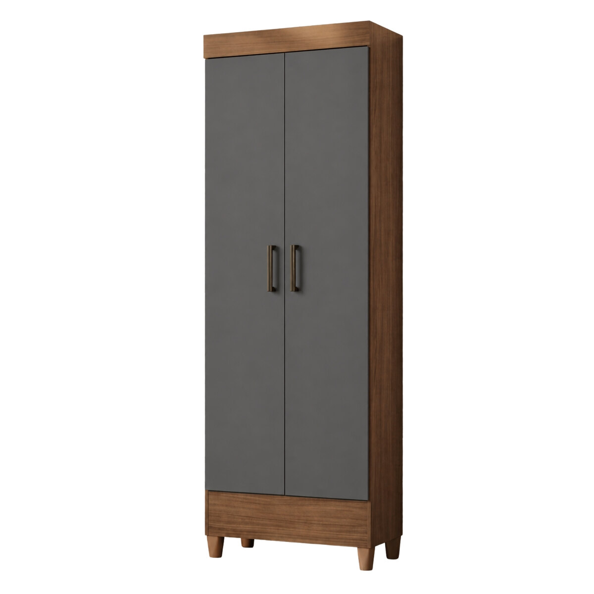 Mueble Multiuso Santos Andirá Fit 2P Jequitibá Grafito-2