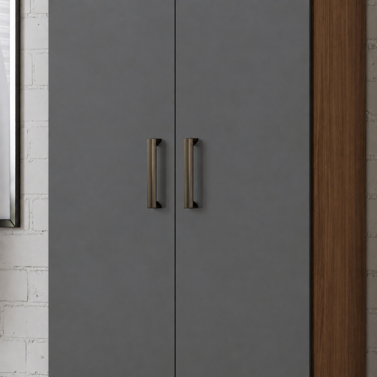 Mueble Multiuso Santos Andirá Fit 2P Jequitibá Grafito-4