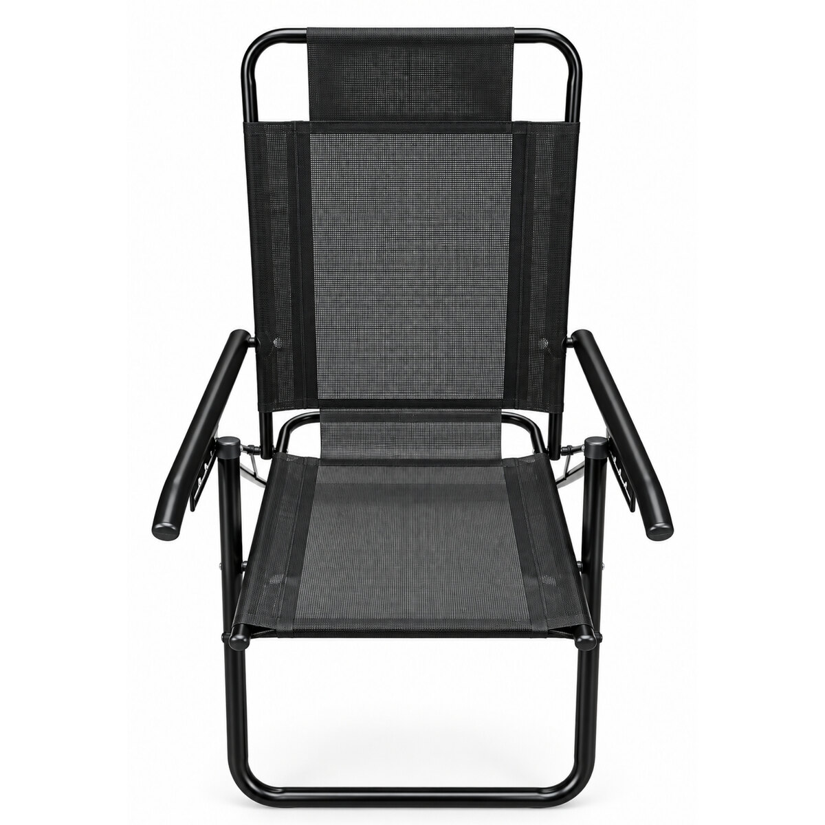 Reposera Descansar 80040 Black Aluminio 5 Posiciones-1