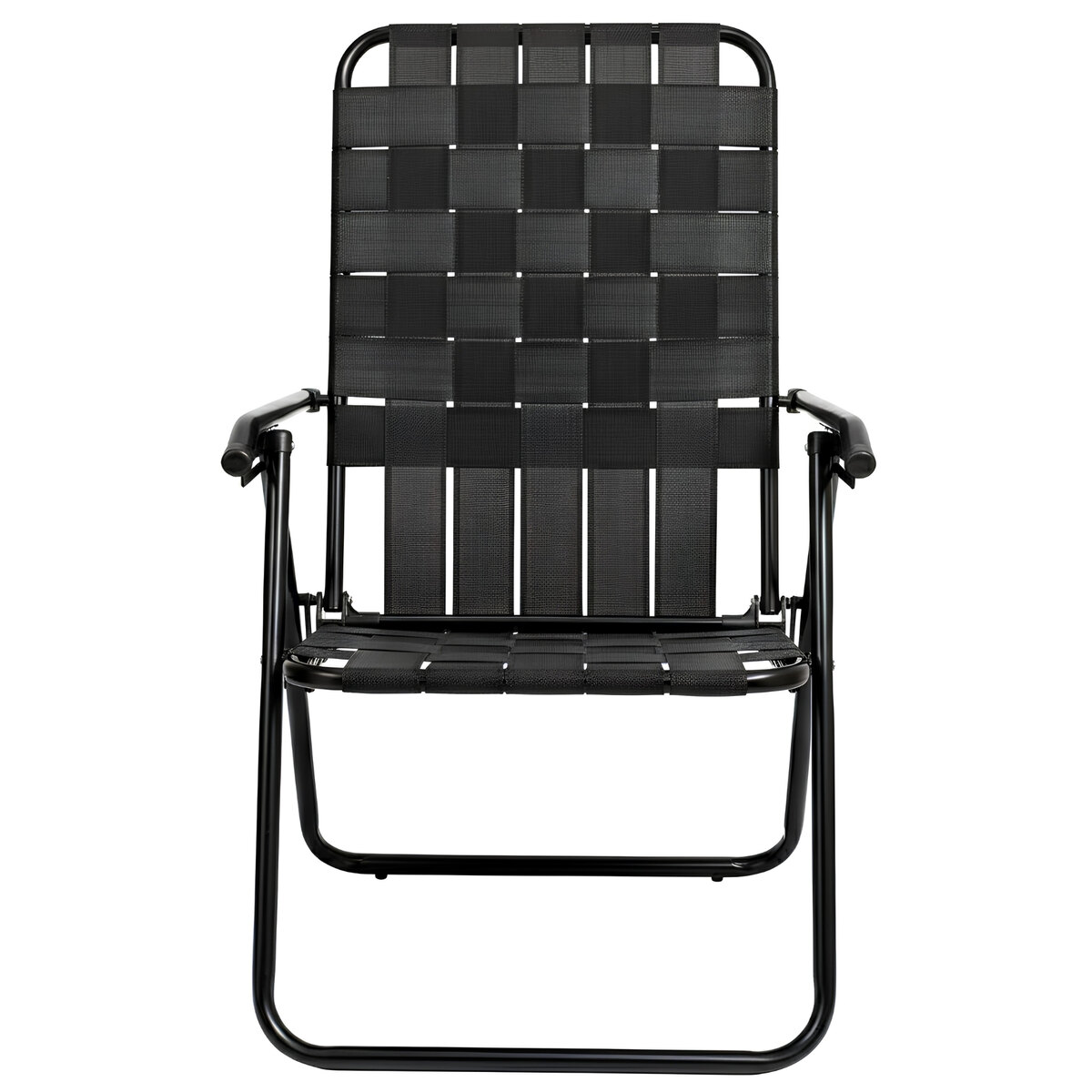 Reposera Descansar 80042 Black Aluminio 5 Posiciones-1