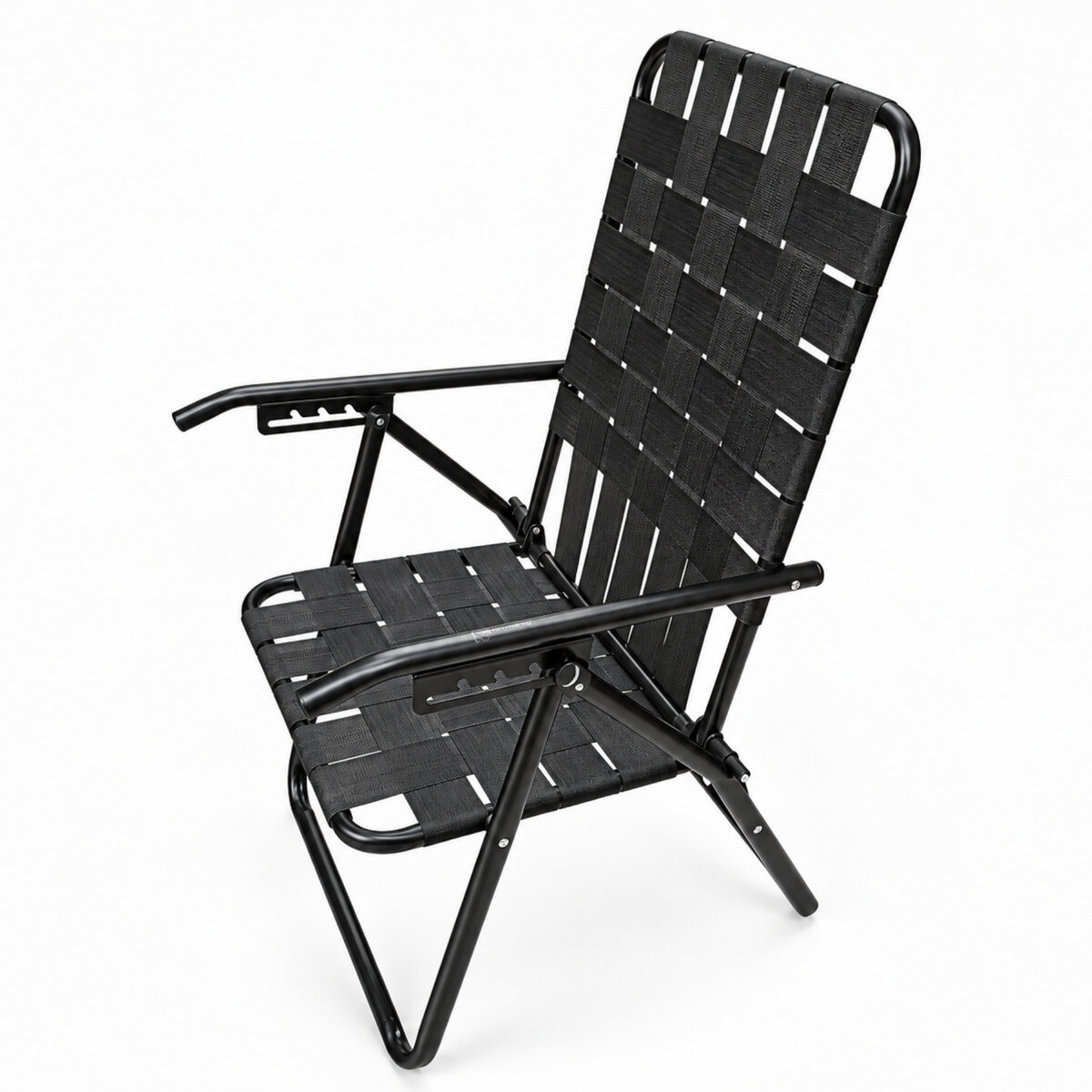 Reposera Descansar 80042 Black Aluminio 5 Posiciones-2