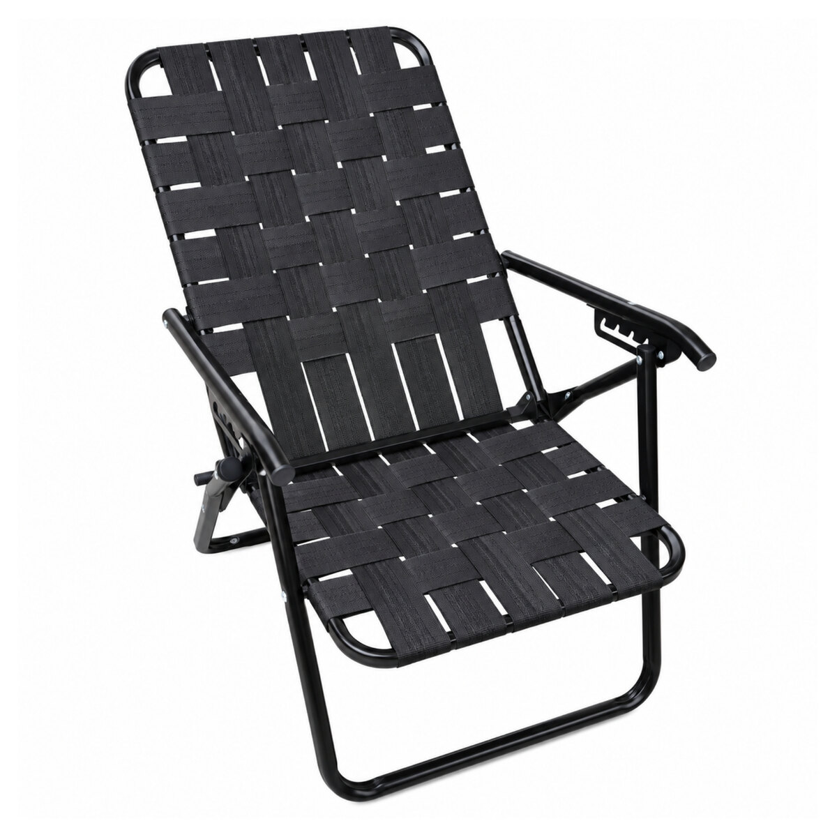Reposera Descansar 80042 Black Aluminio 5 Posiciones-3