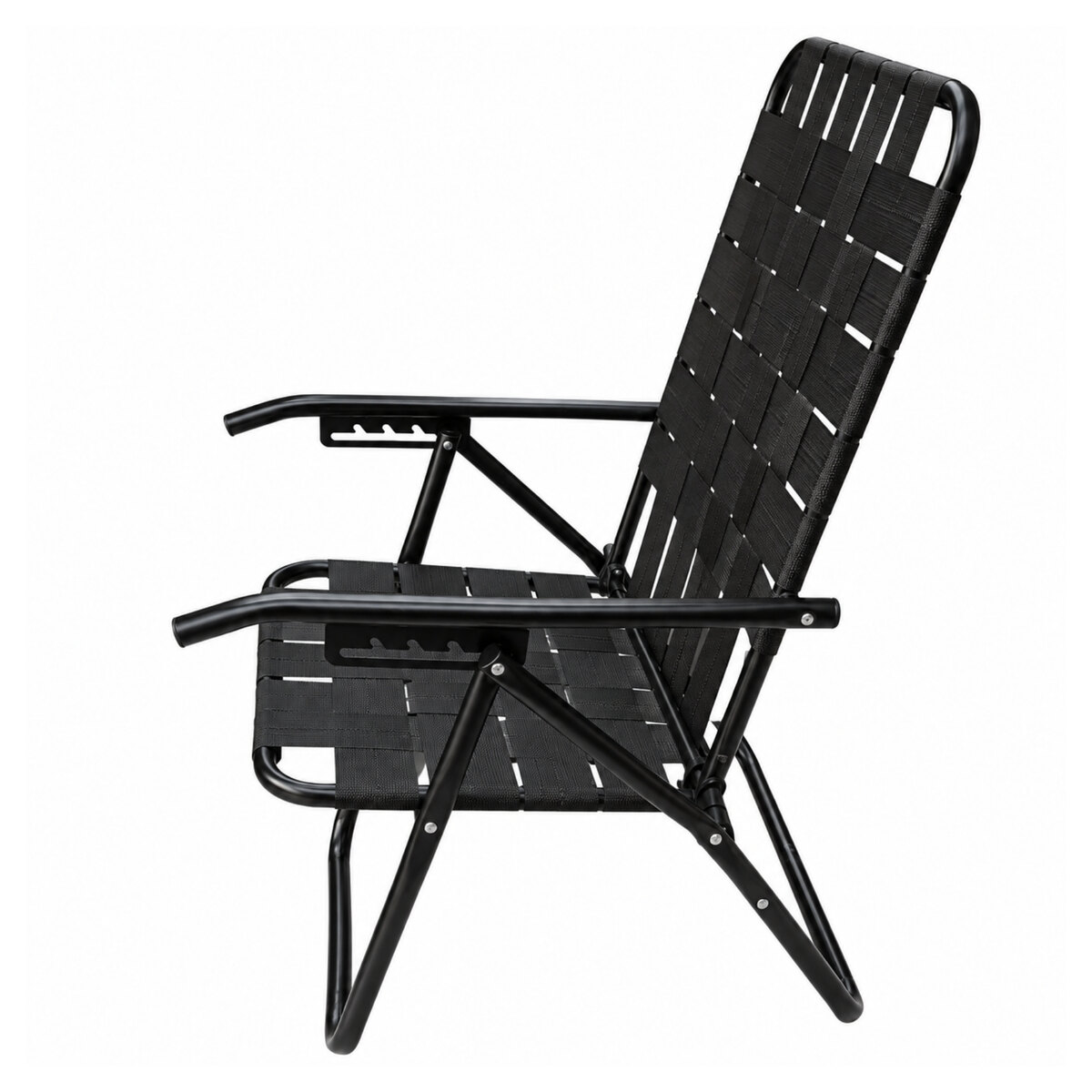 Reposera Descansar 80042 Black Aluminio 5 Posiciones-4