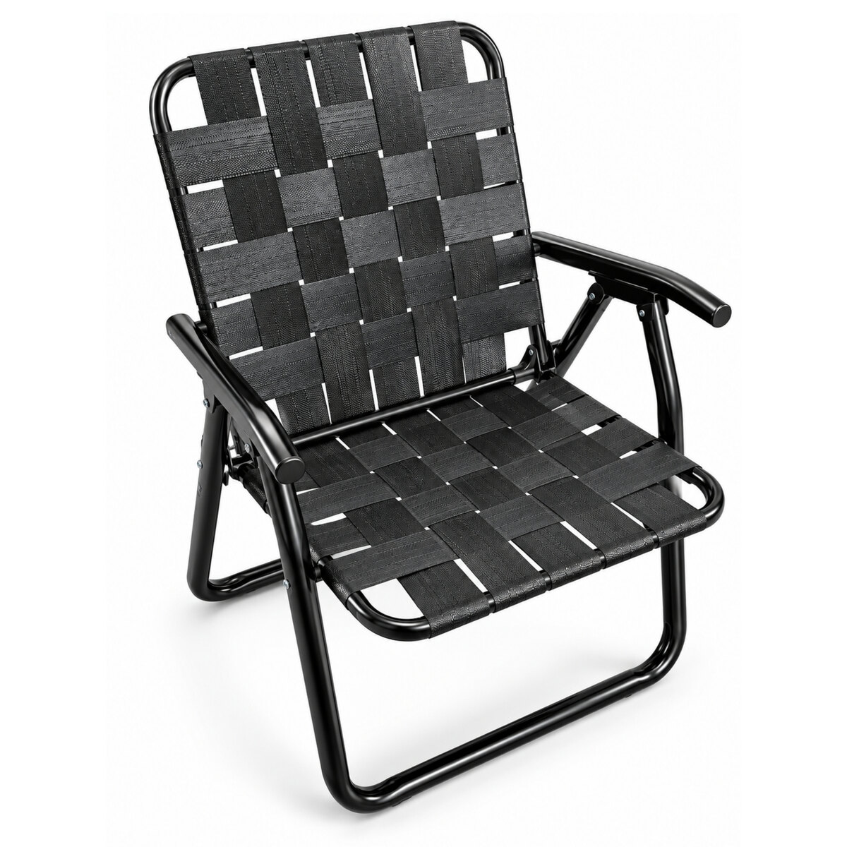 Sillón Plegable Descansar 80048 Black Aluminio 130 Kg-3