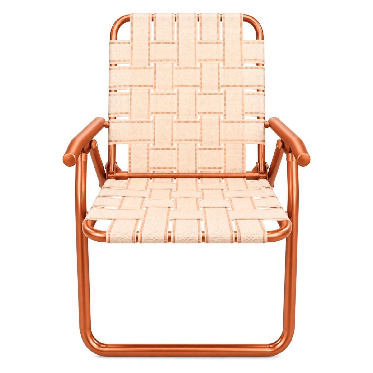 Sillón Plegable Descansar 80049 Cobre Aluminio 130 Kg-1